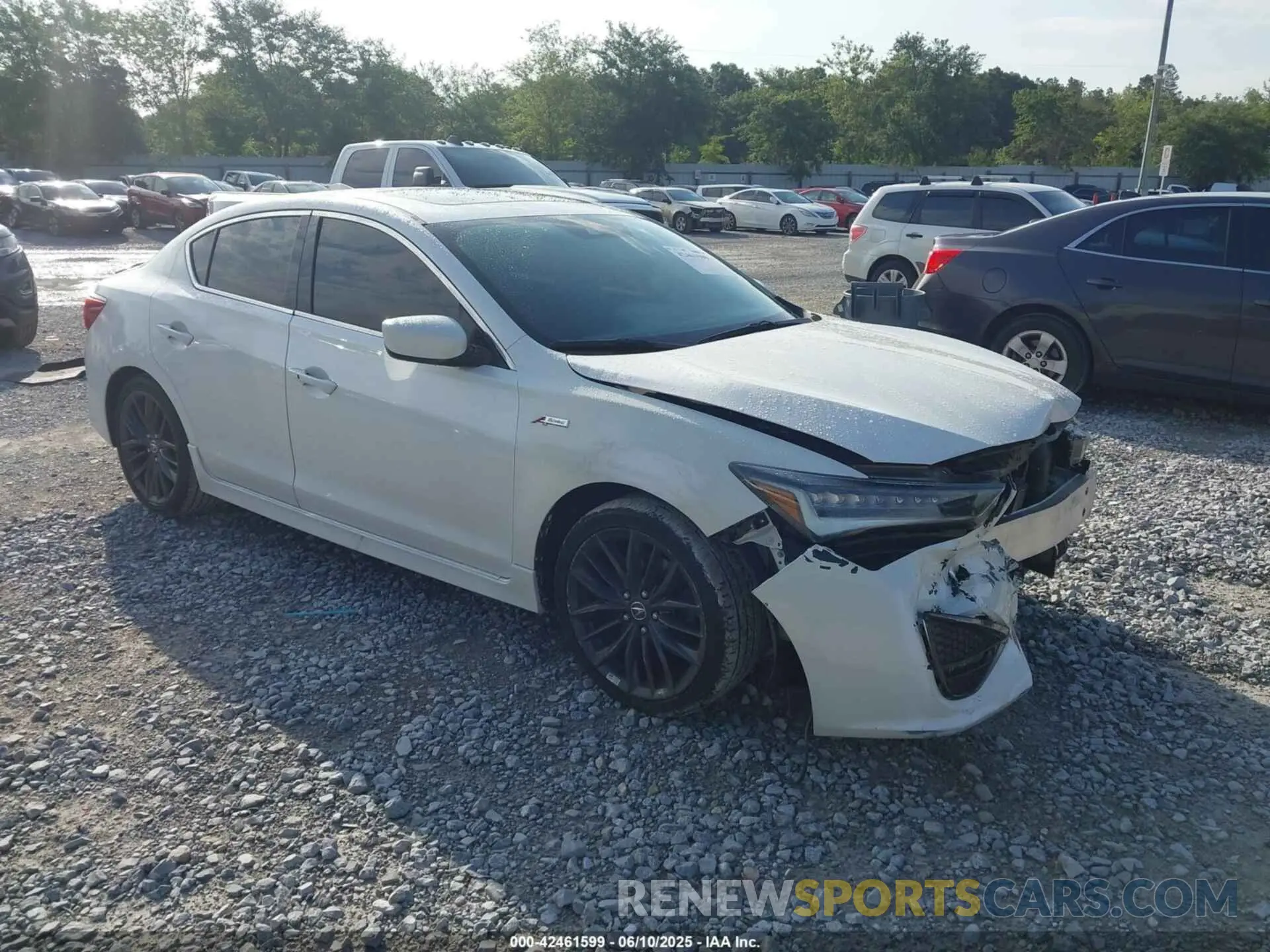 1 Photograph of a damaged car 19UDE2F89MA010863 ACURA ILX 2021