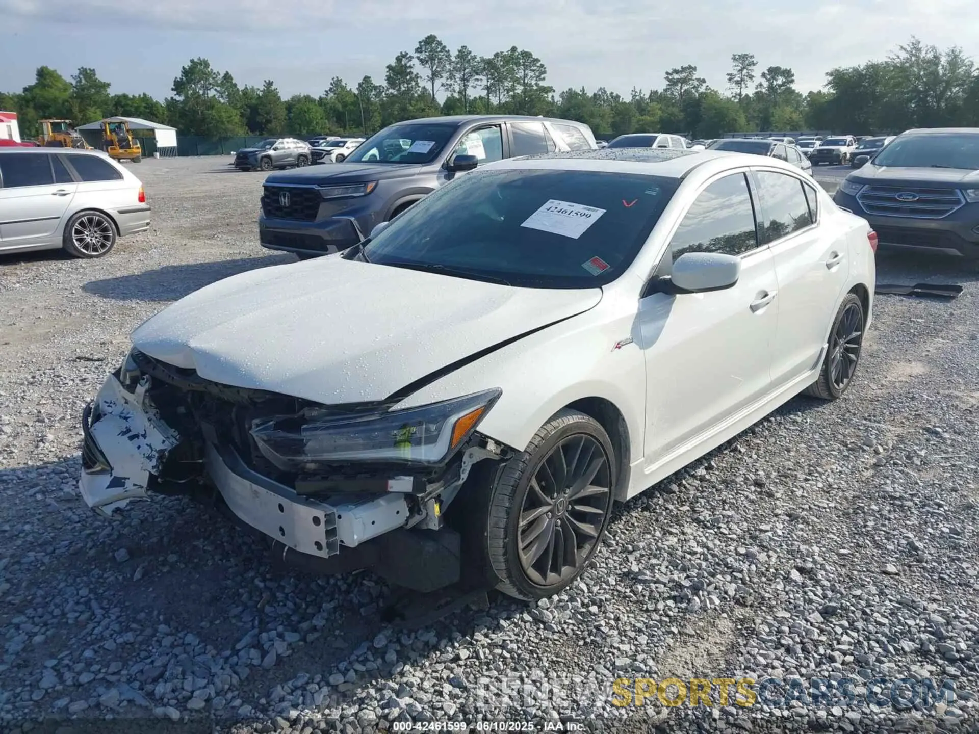 2 Photograph of a damaged car 19UDE2F89MA010863 ACURA ILX 2021