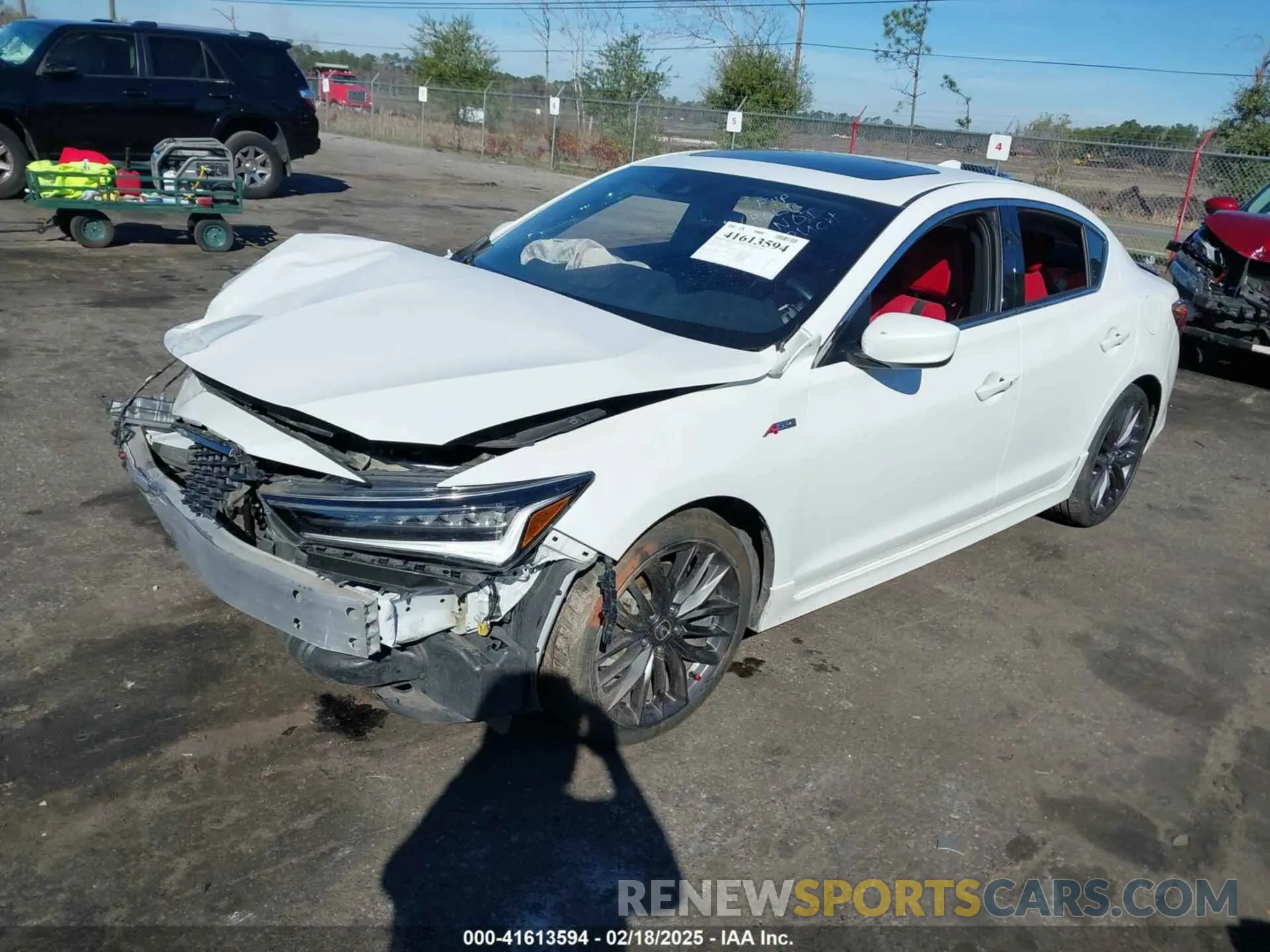 2 Photograph of a damaged car 19UDE2F8XMA005560 ACURA ILX 2021