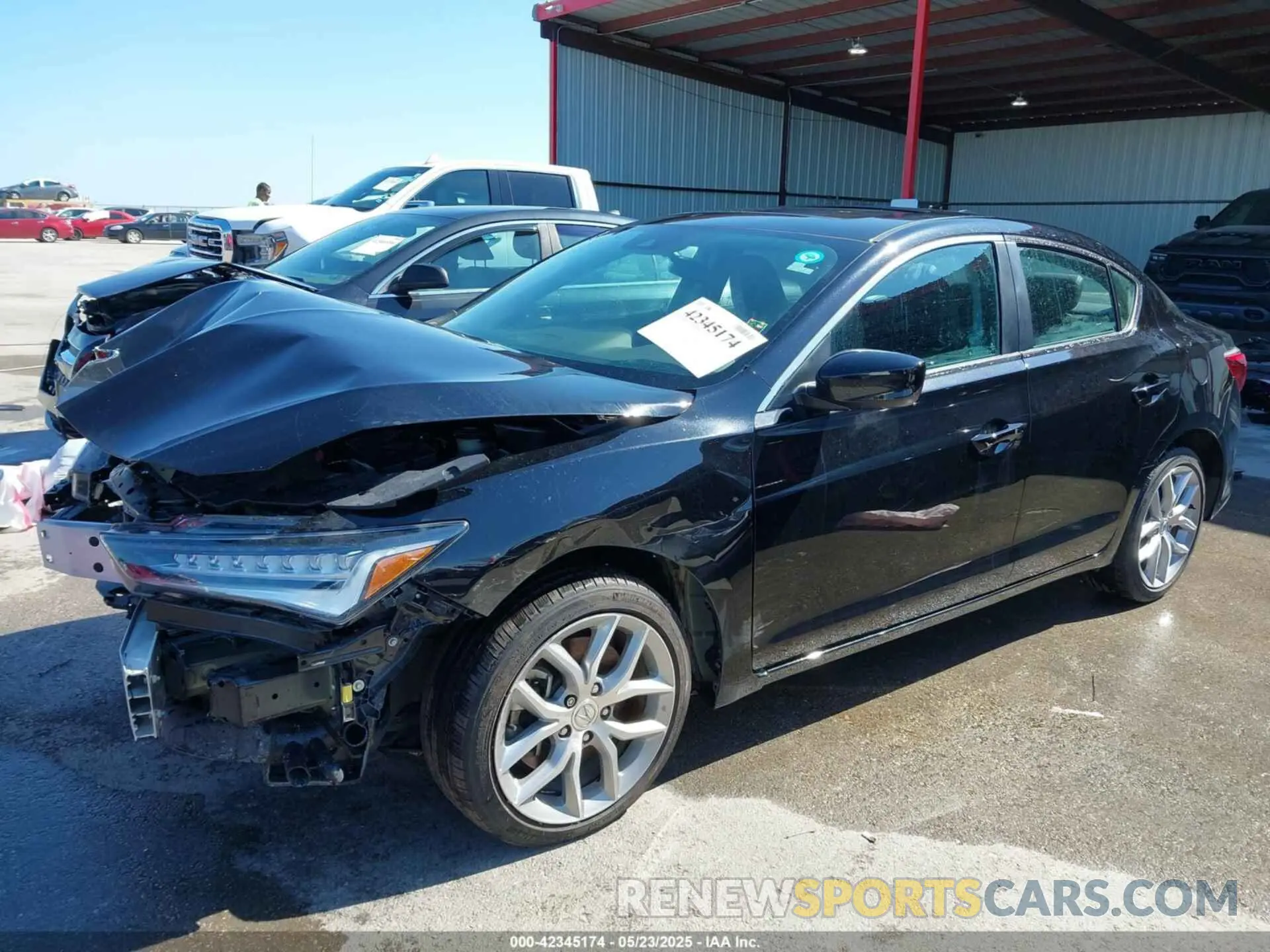 2 Photograph of a damaged car 19UDE2F38NA004932 ACURA ILX 2022