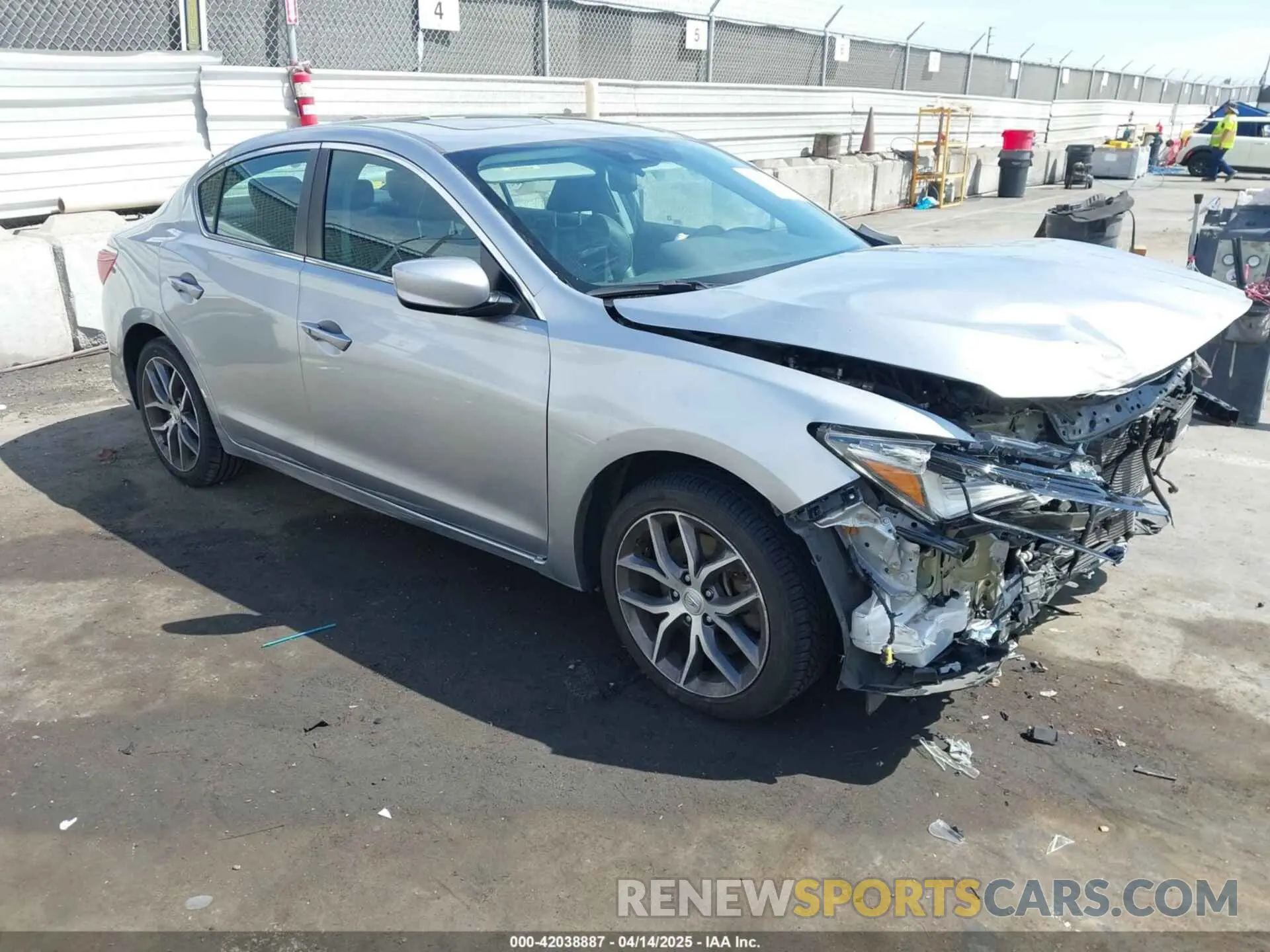 1 Photograph of a damaged car 19UDE2F71NA000854 ACURA ILX 2022