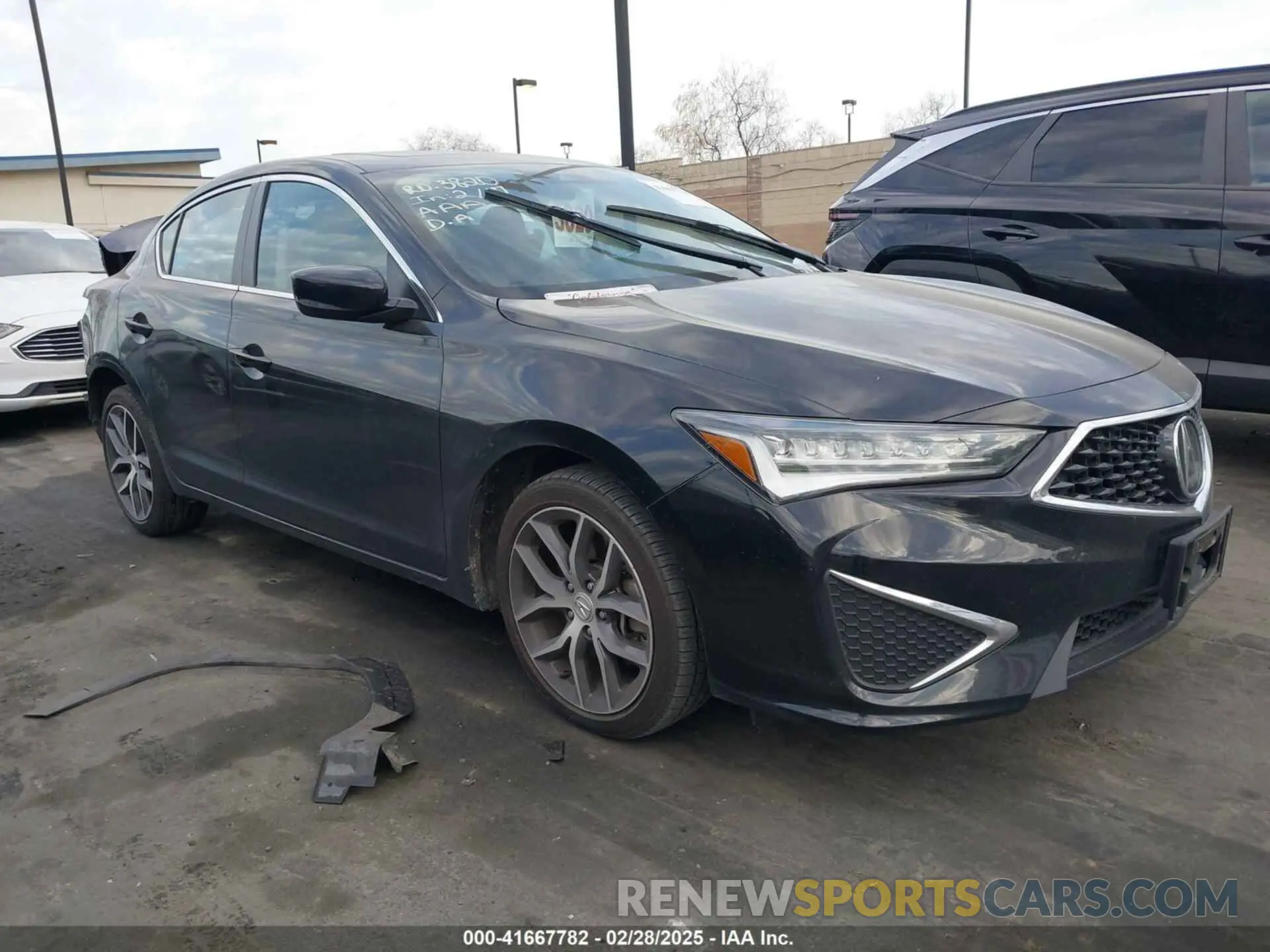 1 Photograph of a damaged car 19UDE2F72NA001365 ACURA ILX 2022