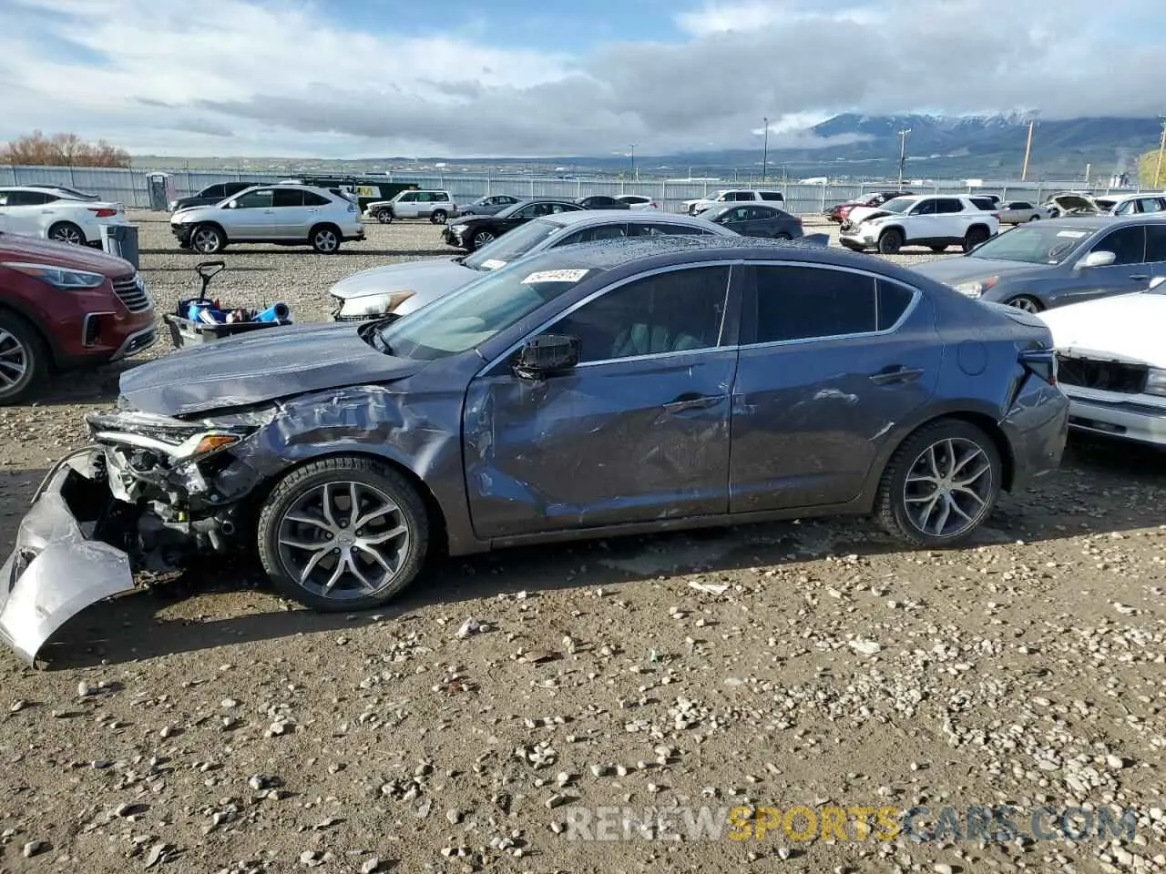 1 Photograph of a damaged car 19UDE2F75NA000811 ACURA ILX 2022