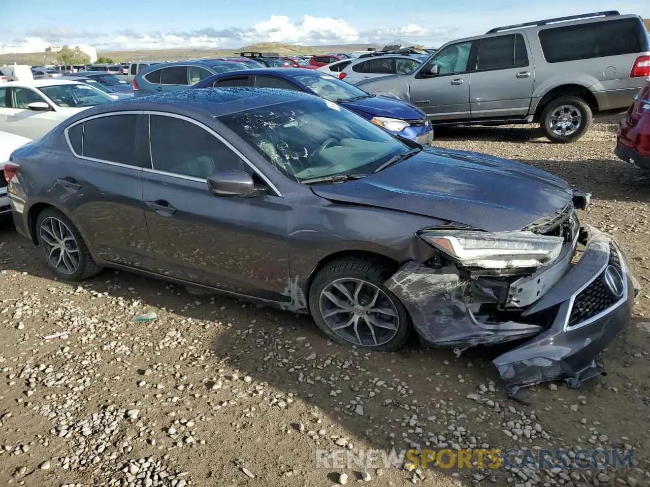 4 Photograph of a damaged car 19UDE2F75NA000811 ACURA ILX 2022
