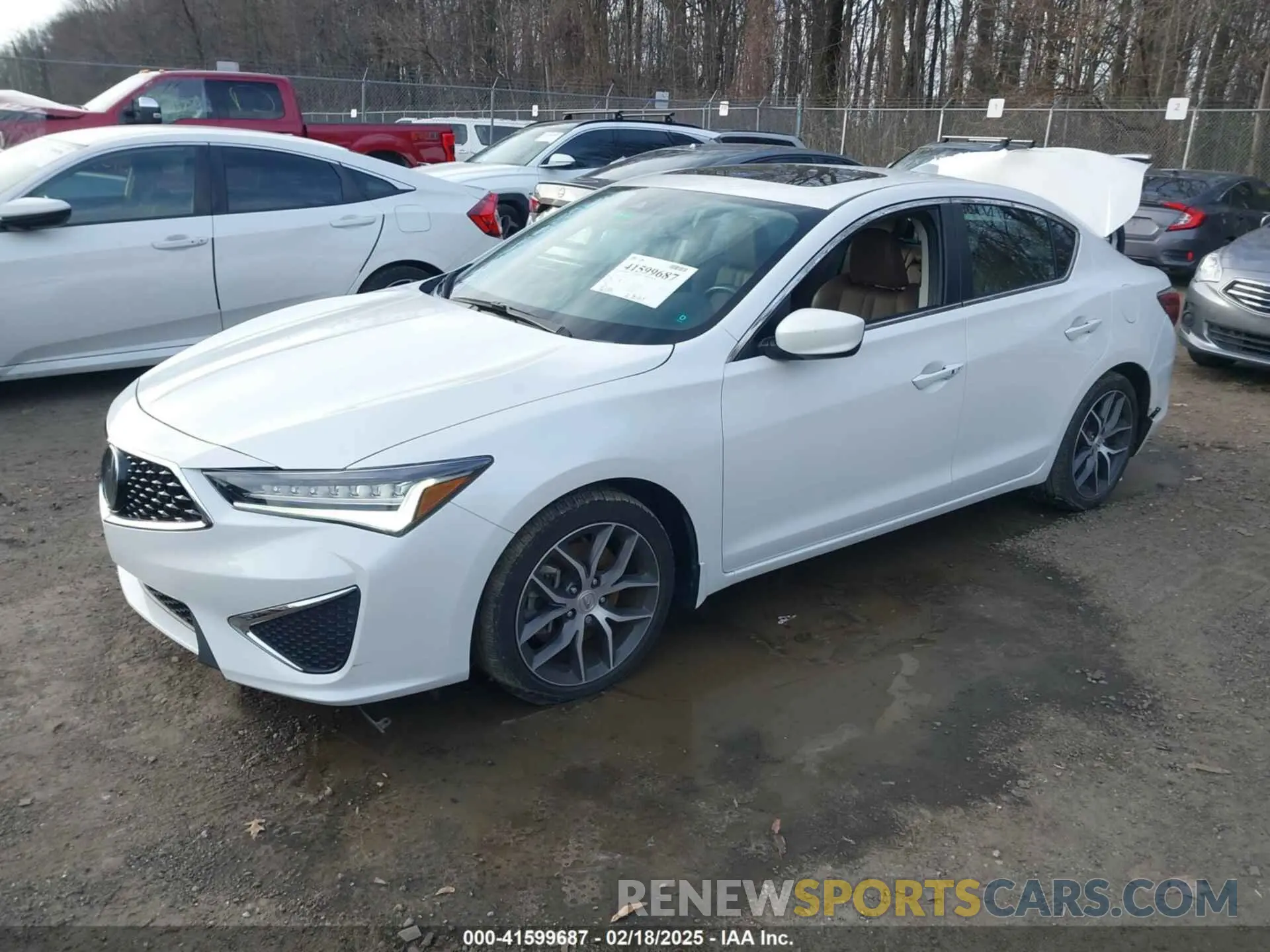 2 Photograph of a damaged car 19UDE2F76NA000154 ACURA ILX 2022