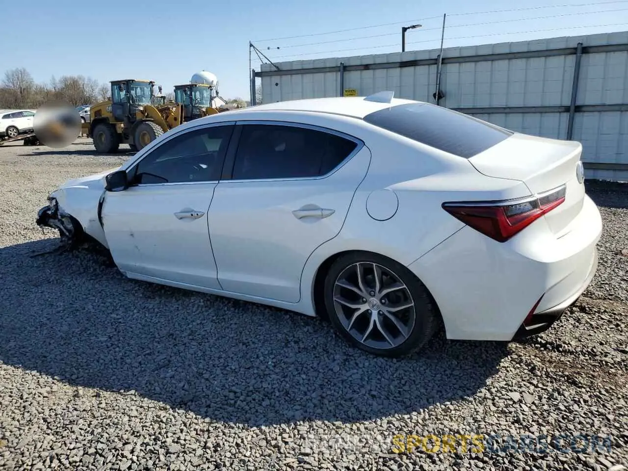 2 Photograph of a damaged car 19UDE2F79NA001444 ACURA ILX 2022