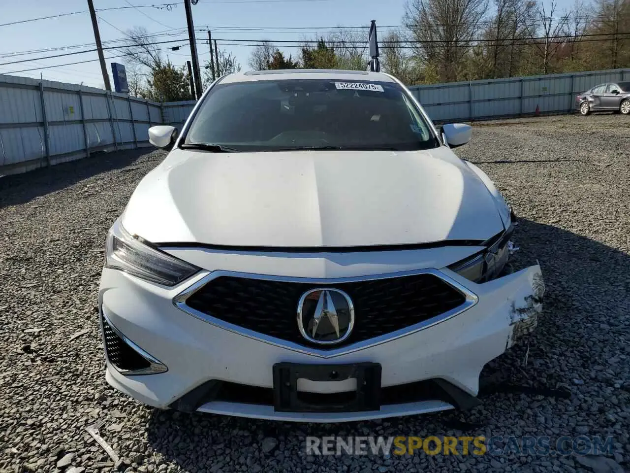 5 Photograph of a damaged car 19UDE2F79NA001444 ACURA ILX 2022