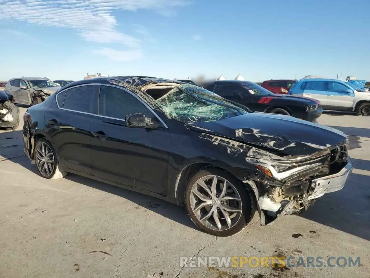 4 Photograph of a damaged car 19UDE2F7XNA005387 ACURA ILX 2022