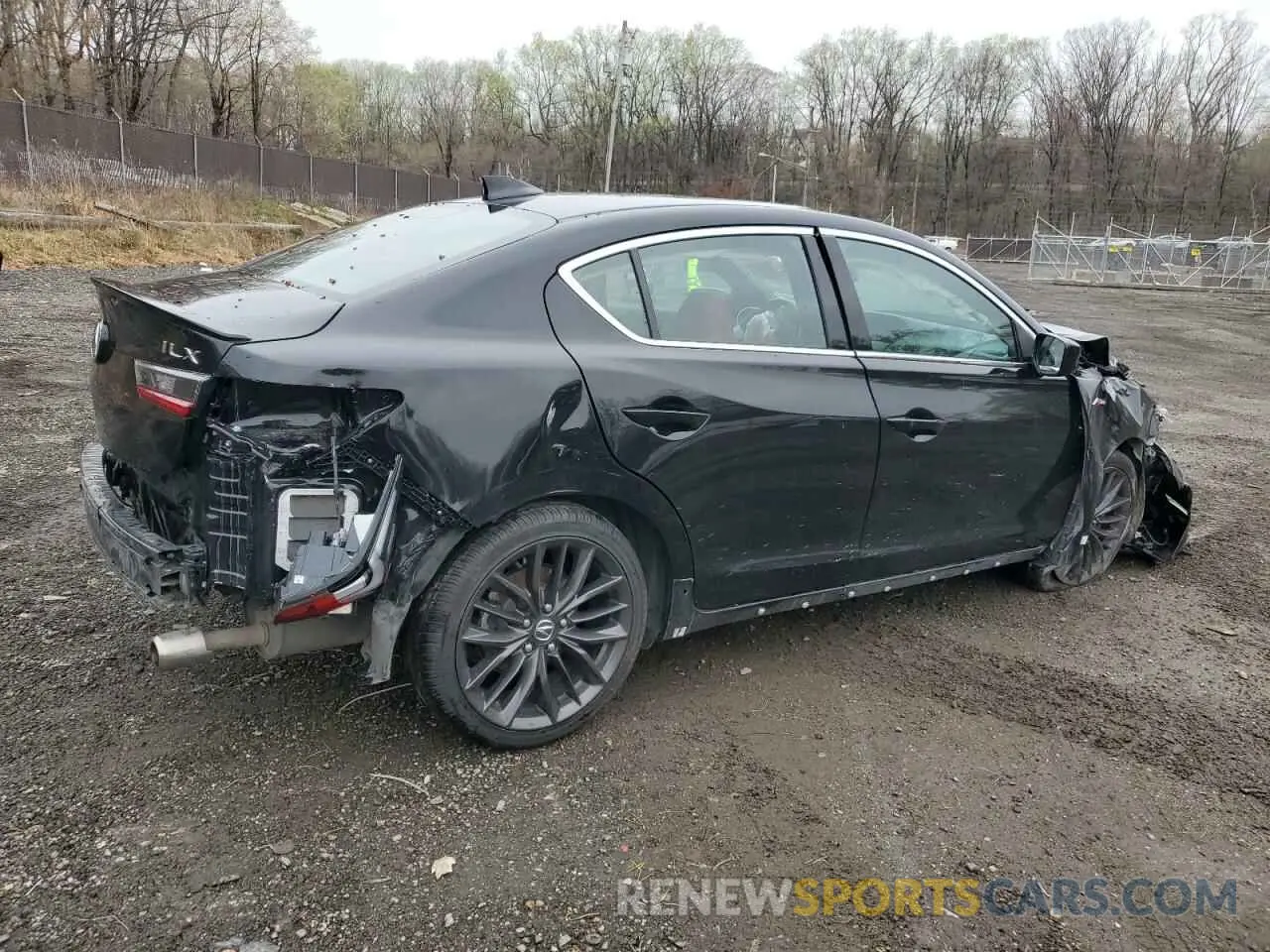3 Photograph of a damaged car 19UDE2F80NA007870 ACURA ILX 2022