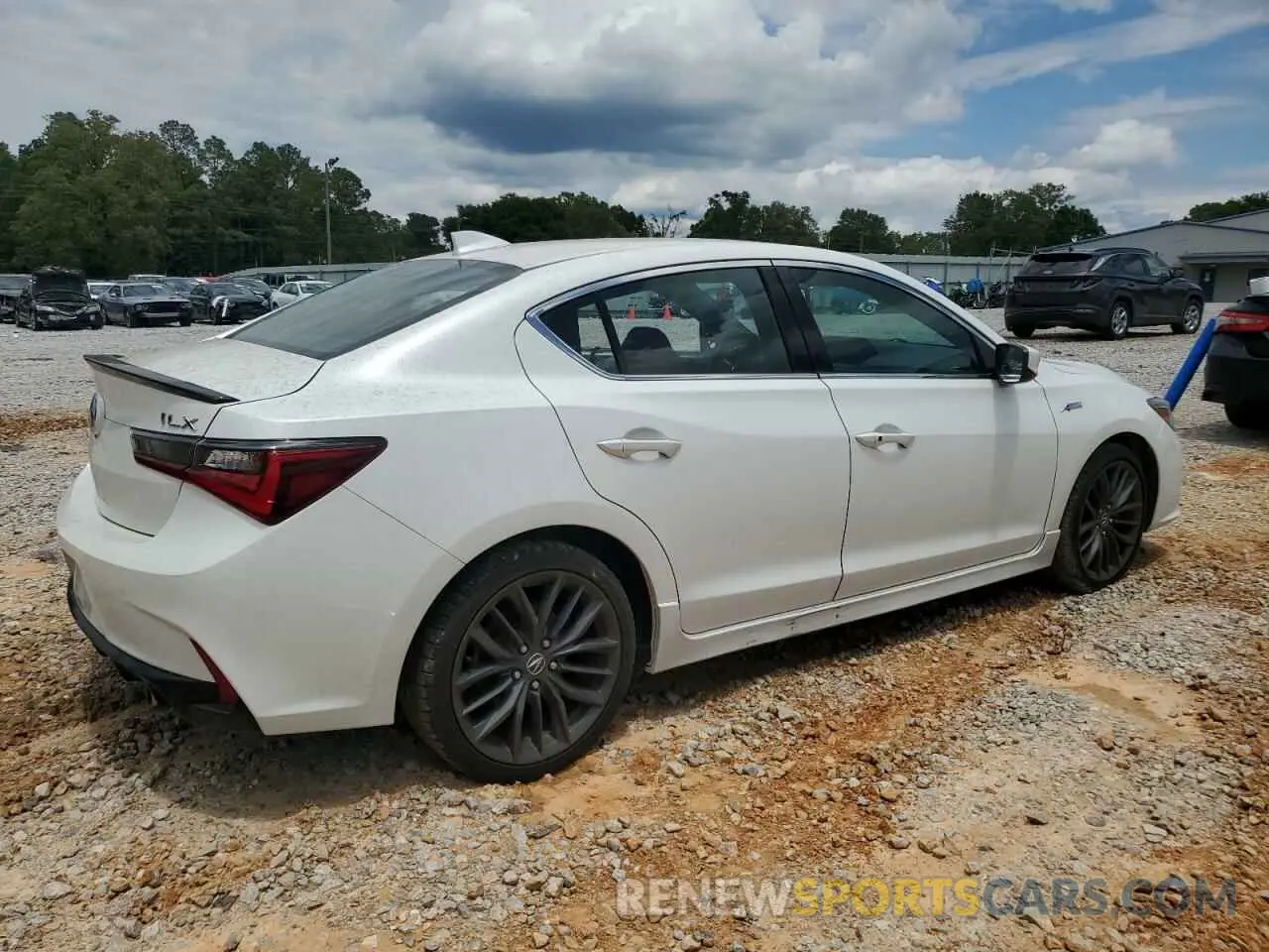 3 Photograph of a damaged car 19UDE2F82NA004470 ACURA ILX 2022