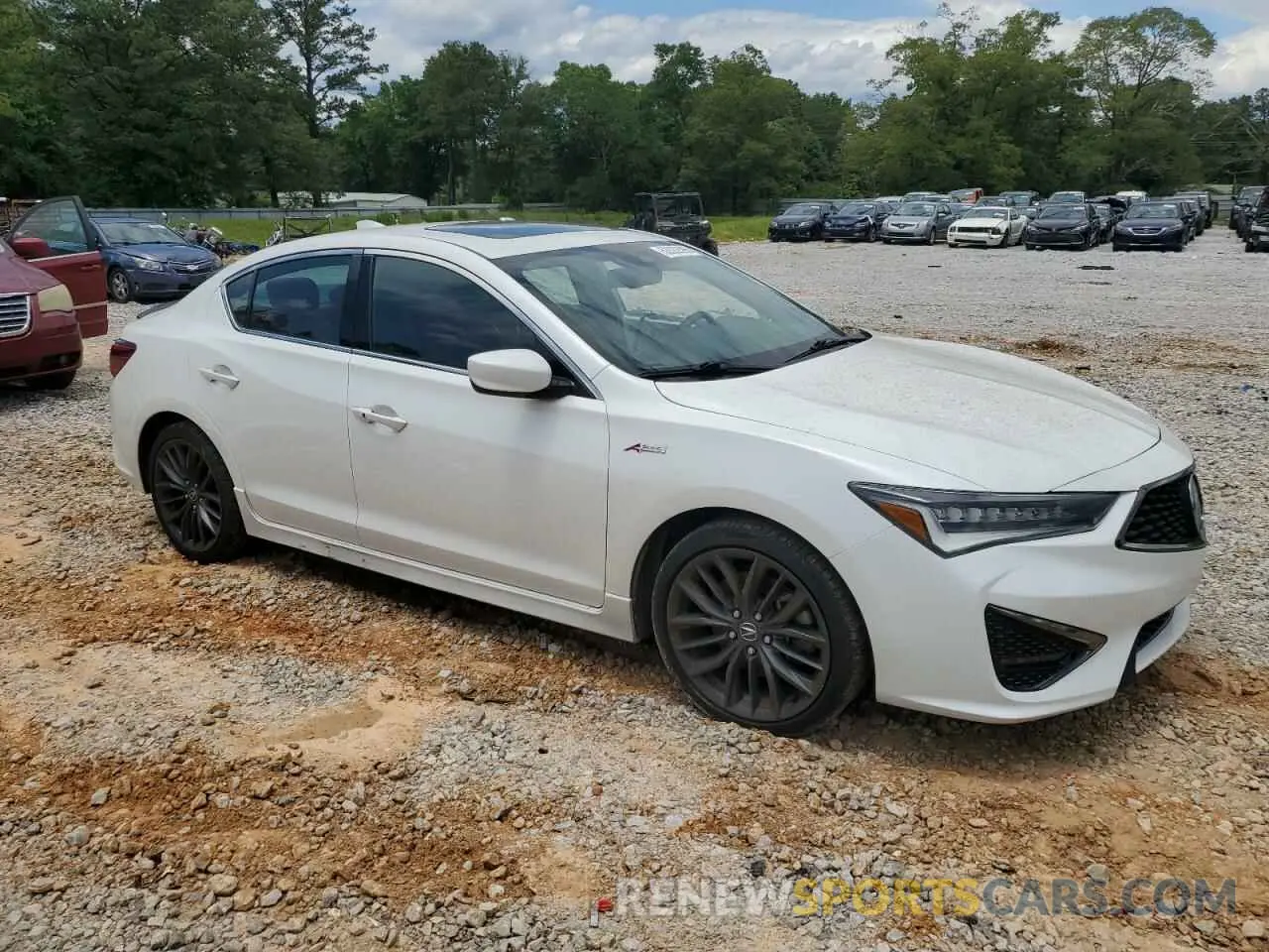 4 Photograph of a damaged car 19UDE2F82NA004470 ACURA ILX 2022