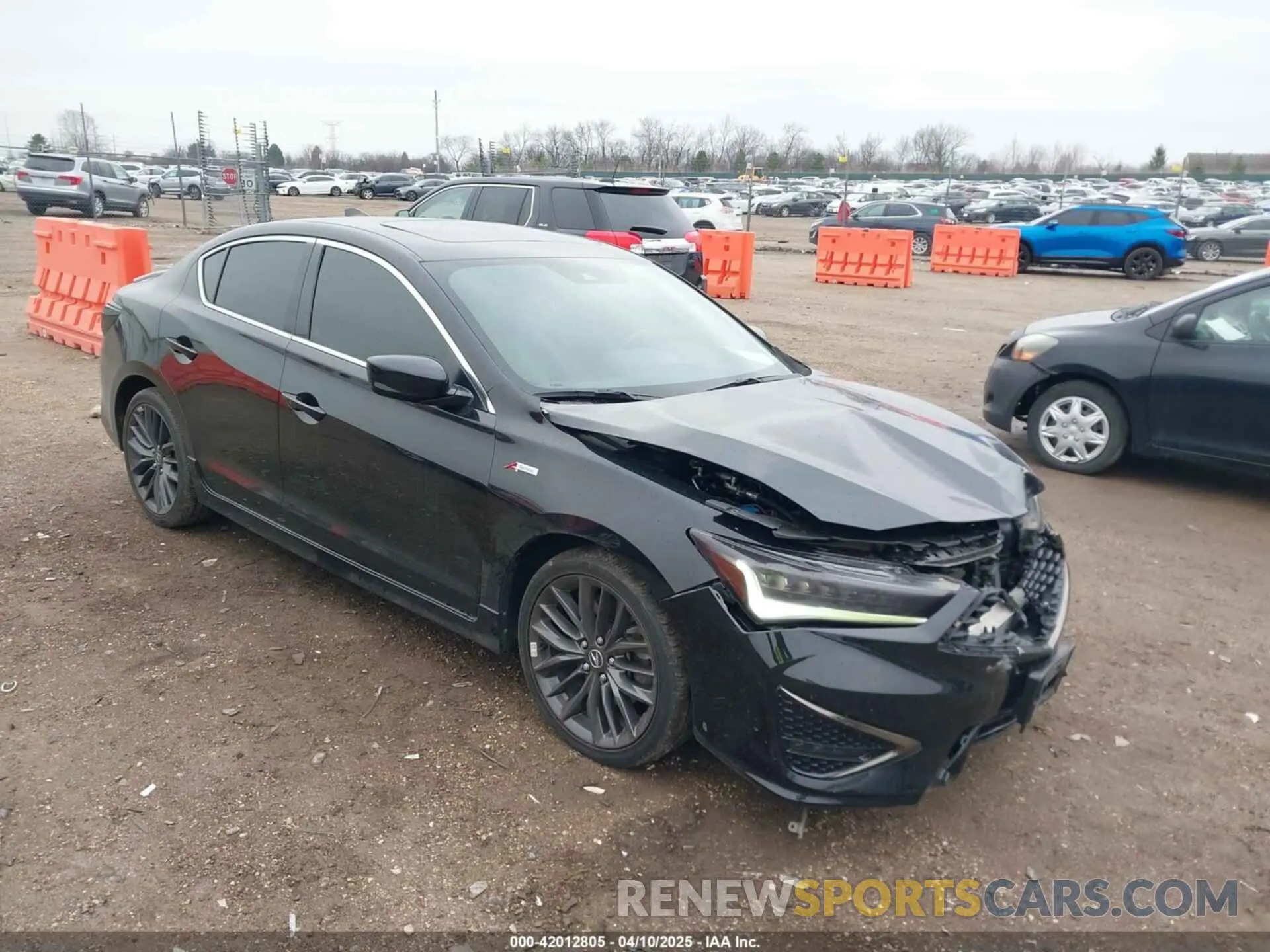 1 Photograph of a damaged car 19UDE2F83NA007359 ACURA ILX 2022
