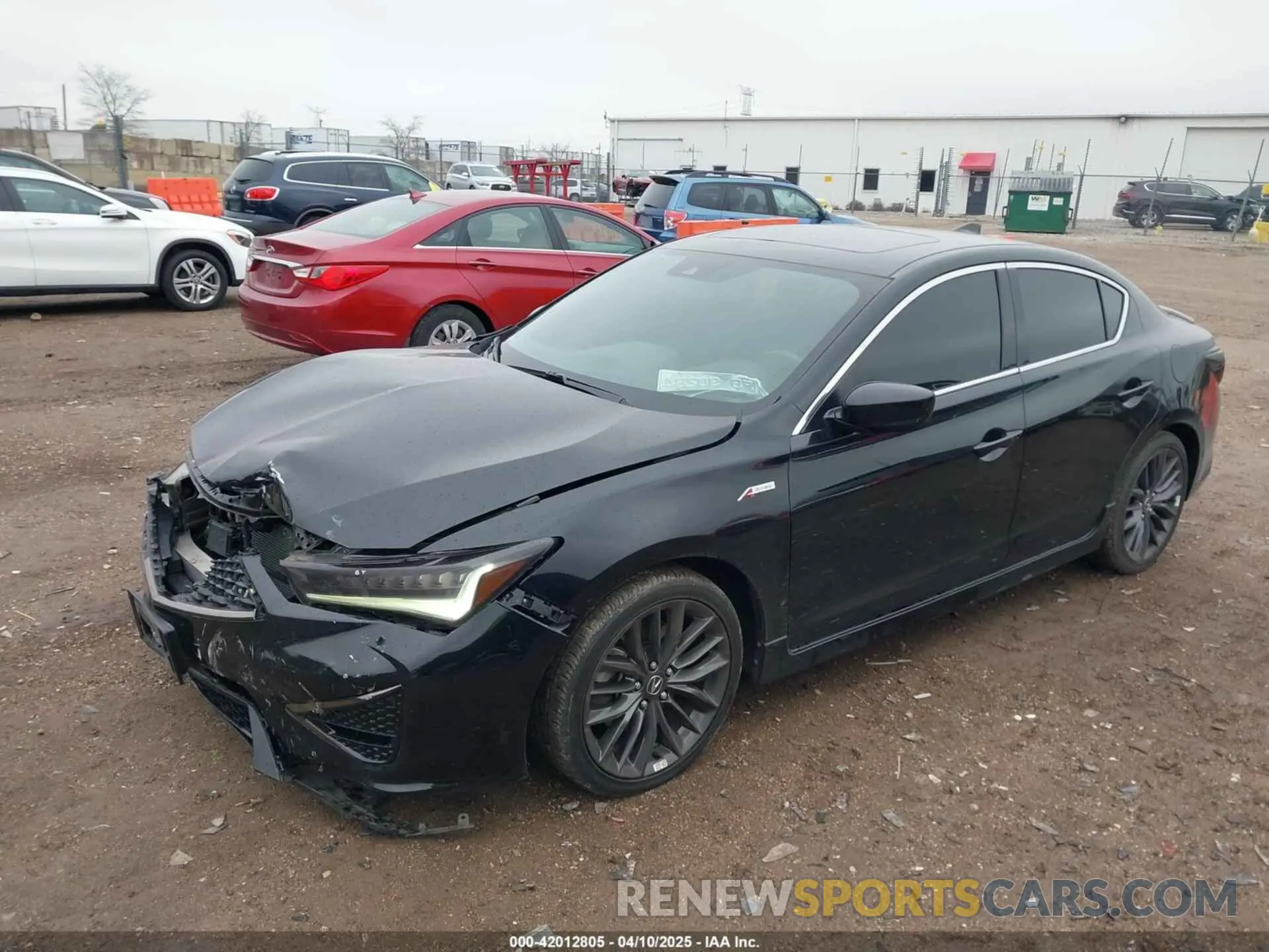 2 Photograph of a damaged car 19UDE2F83NA007359 ACURA ILX 2022