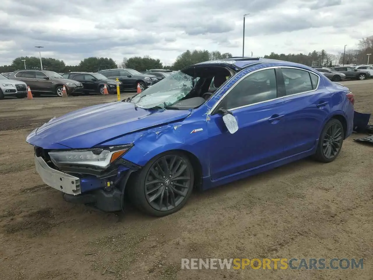 1 Photograph of a damaged car 19UDE2F84NA002607 ACURA ILX 2022
