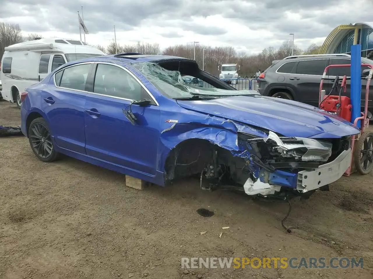 4 Photograph of a damaged car 19UDE2F84NA002607 ACURA ILX 2022