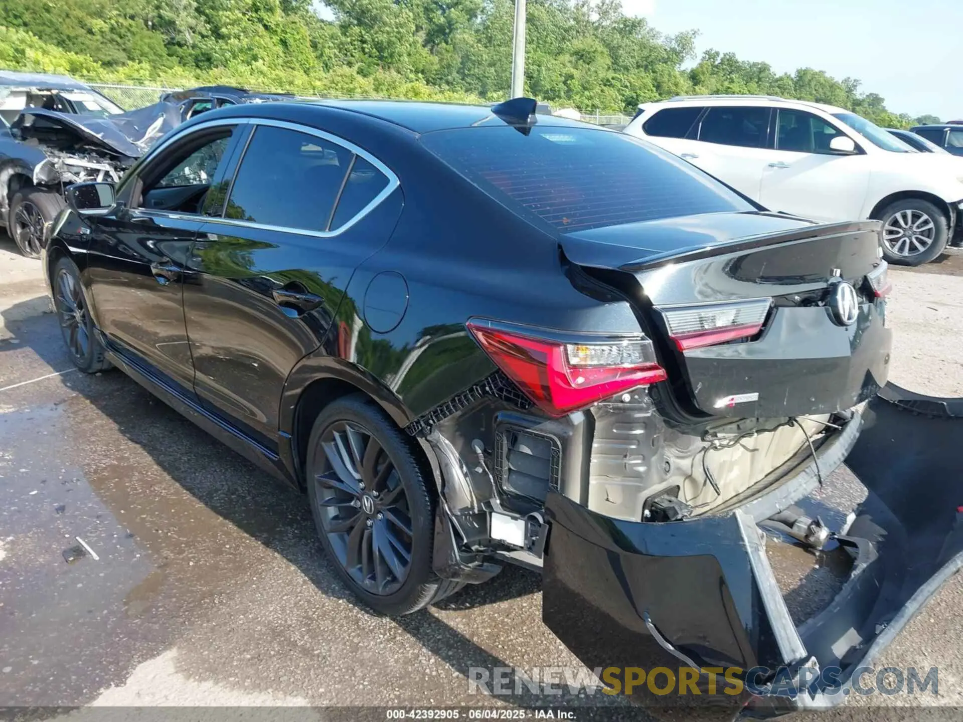 3 Photograph of a damaged car 19UDE2F84NA008360 ACURA ILX 2022
