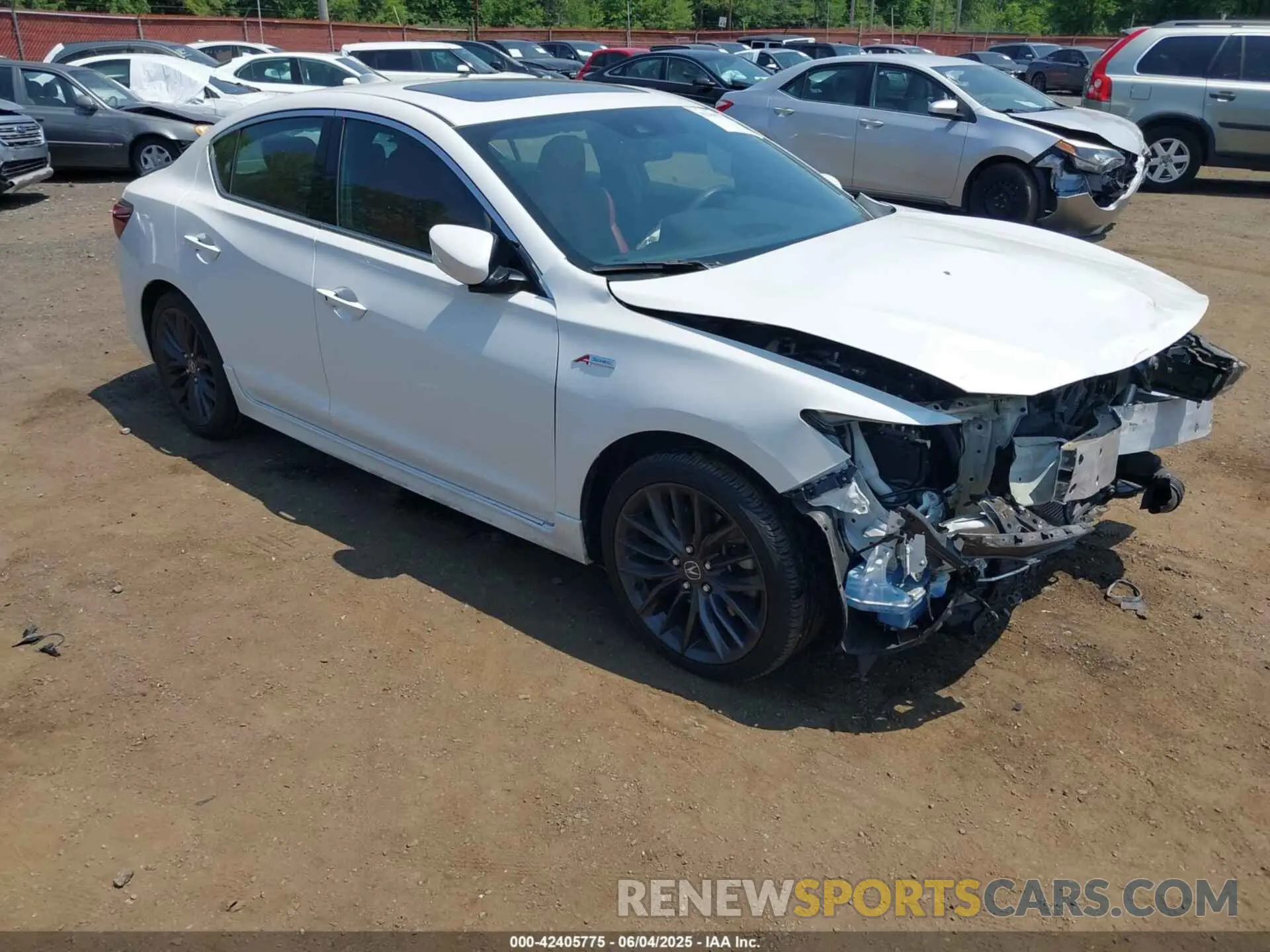 1 Photograph of a damaged car 19UDE2F85NA005421 ACURA ILX 2022