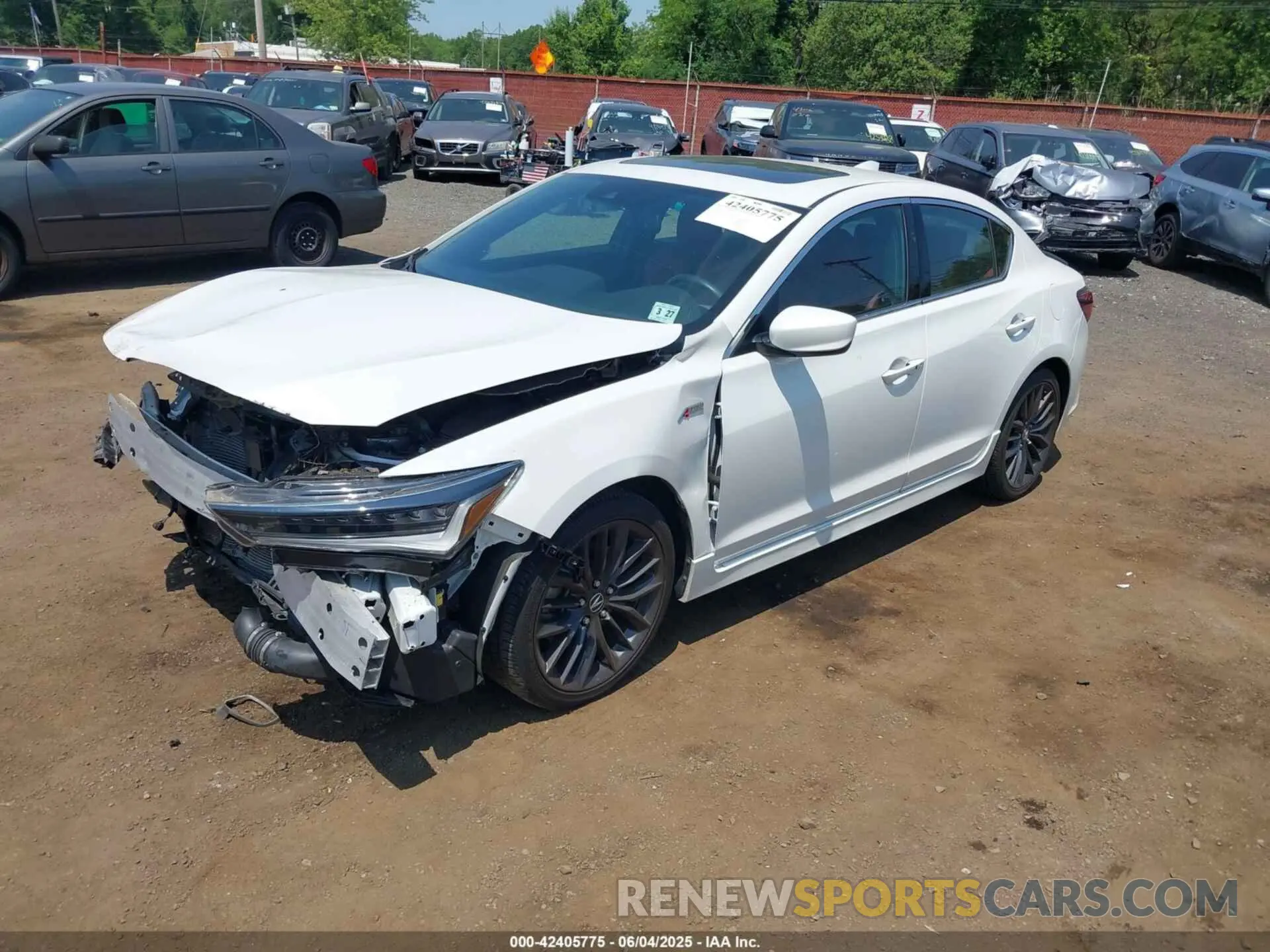 2 Photograph of a damaged car 19UDE2F85NA005421 ACURA ILX 2022