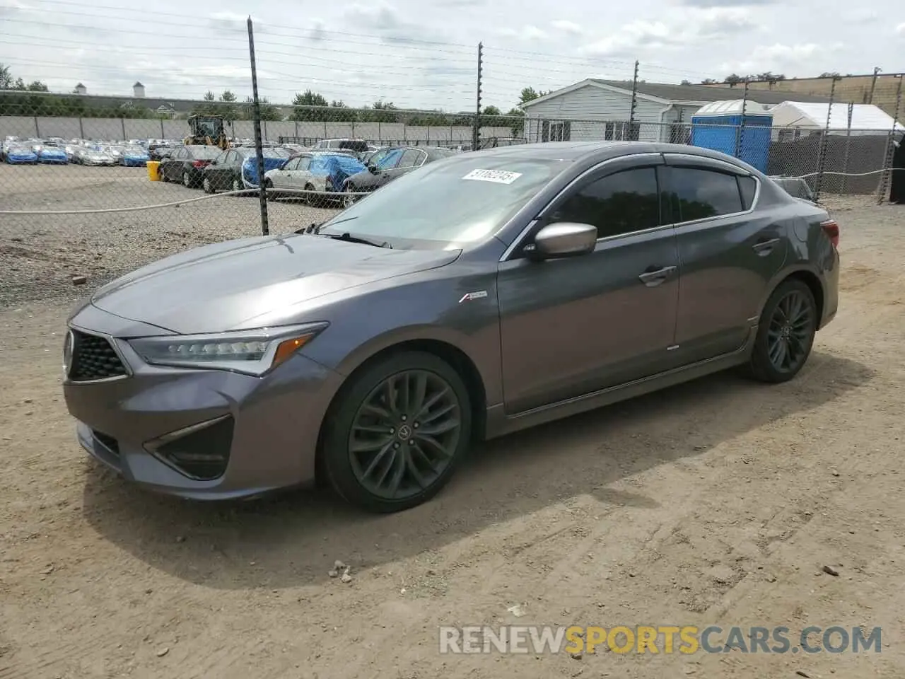 1 Photograph of a damaged car 19UDE2F87NA007543 ACURA ILX 2022