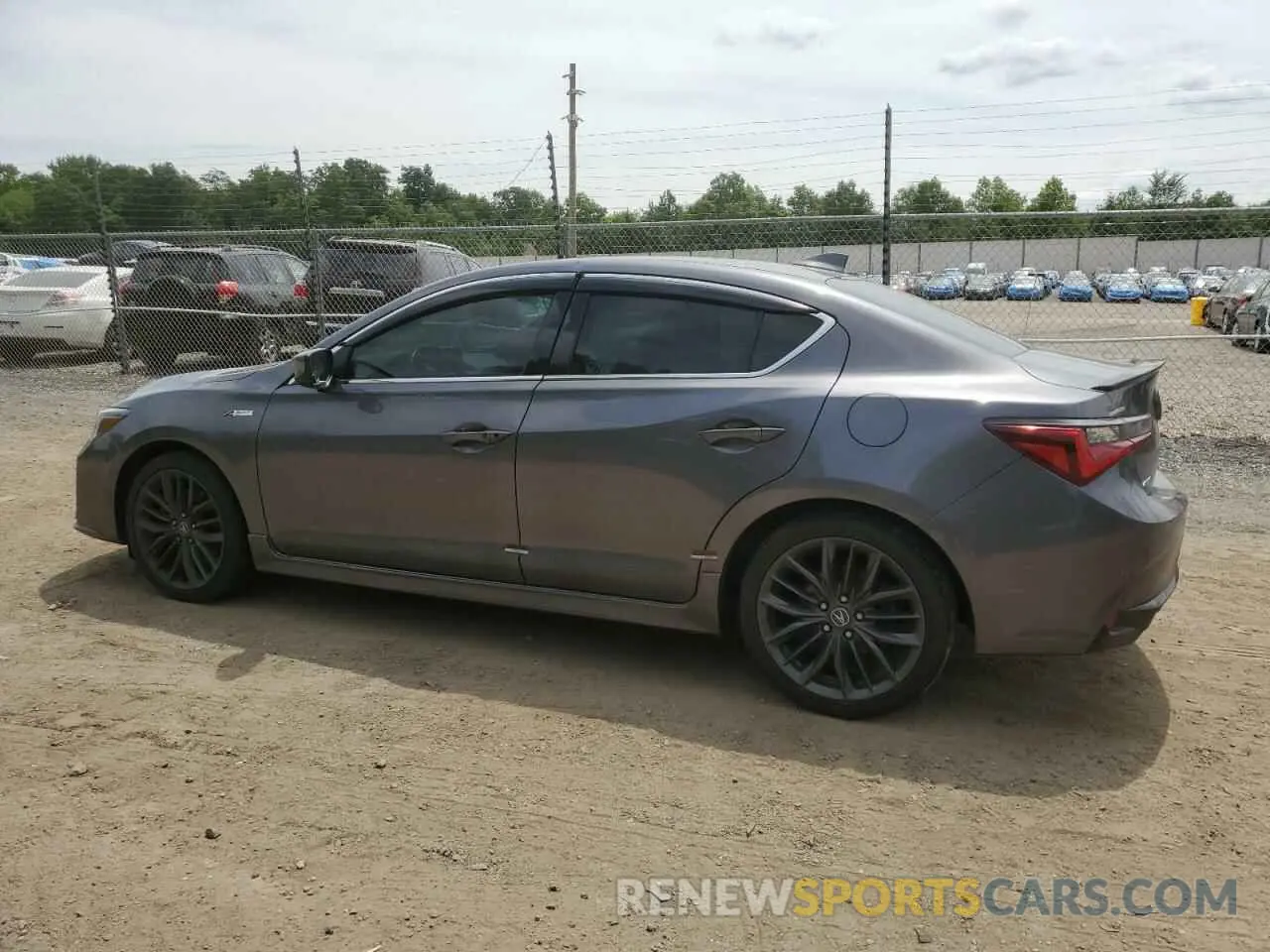 2 Photograph of a damaged car 19UDE2F87NA007543 ACURA ILX 2022
