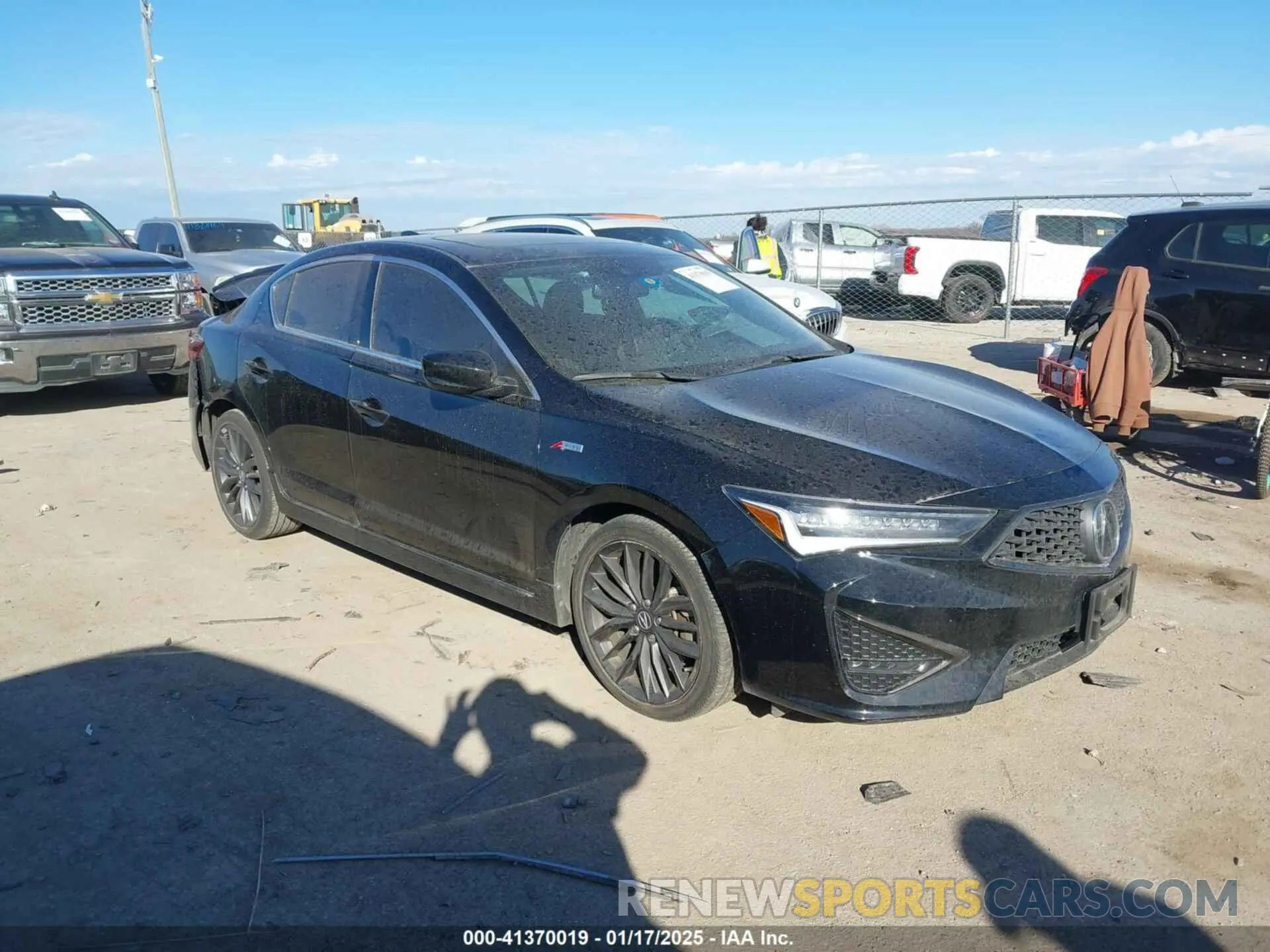 1 Photograph of a damaged car 19UDE2F87NA007607 ACURA ILX 2022