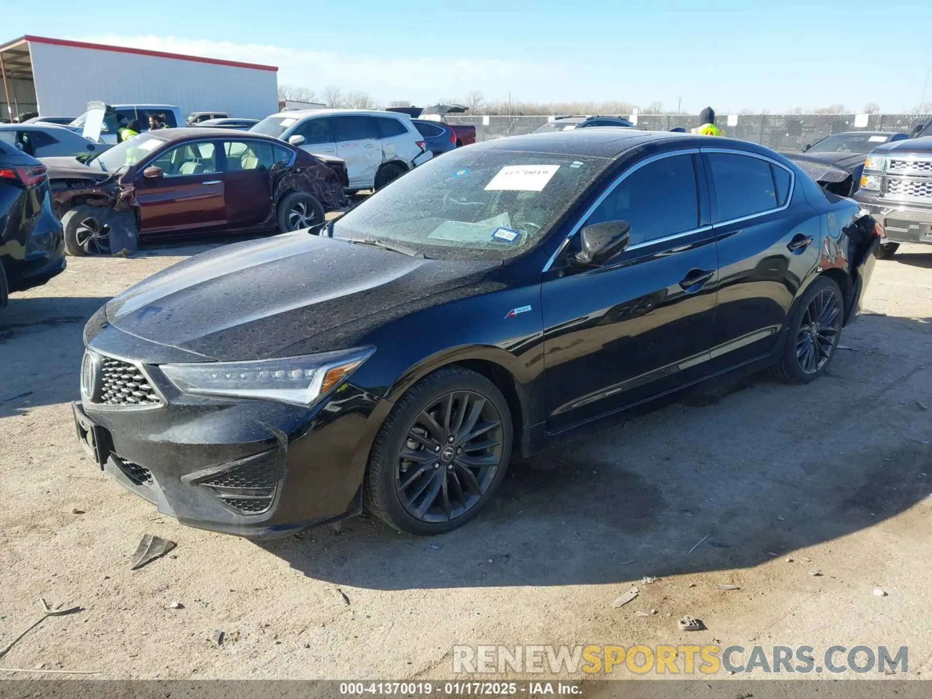2 Photograph of a damaged car 19UDE2F87NA007607 ACURA ILX 2022