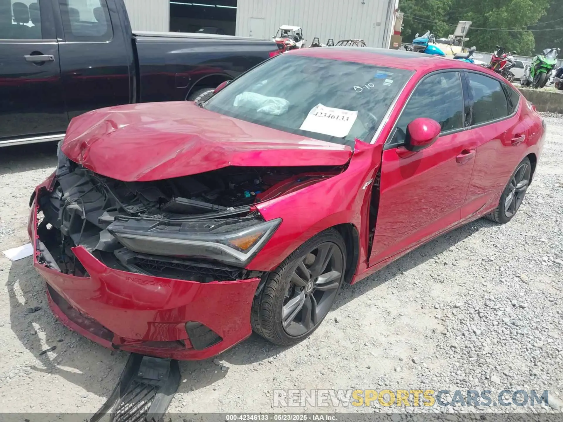 2 Photograph of a damaged car 19UDE4G70PA011308 ACURA INTEGRA 2023