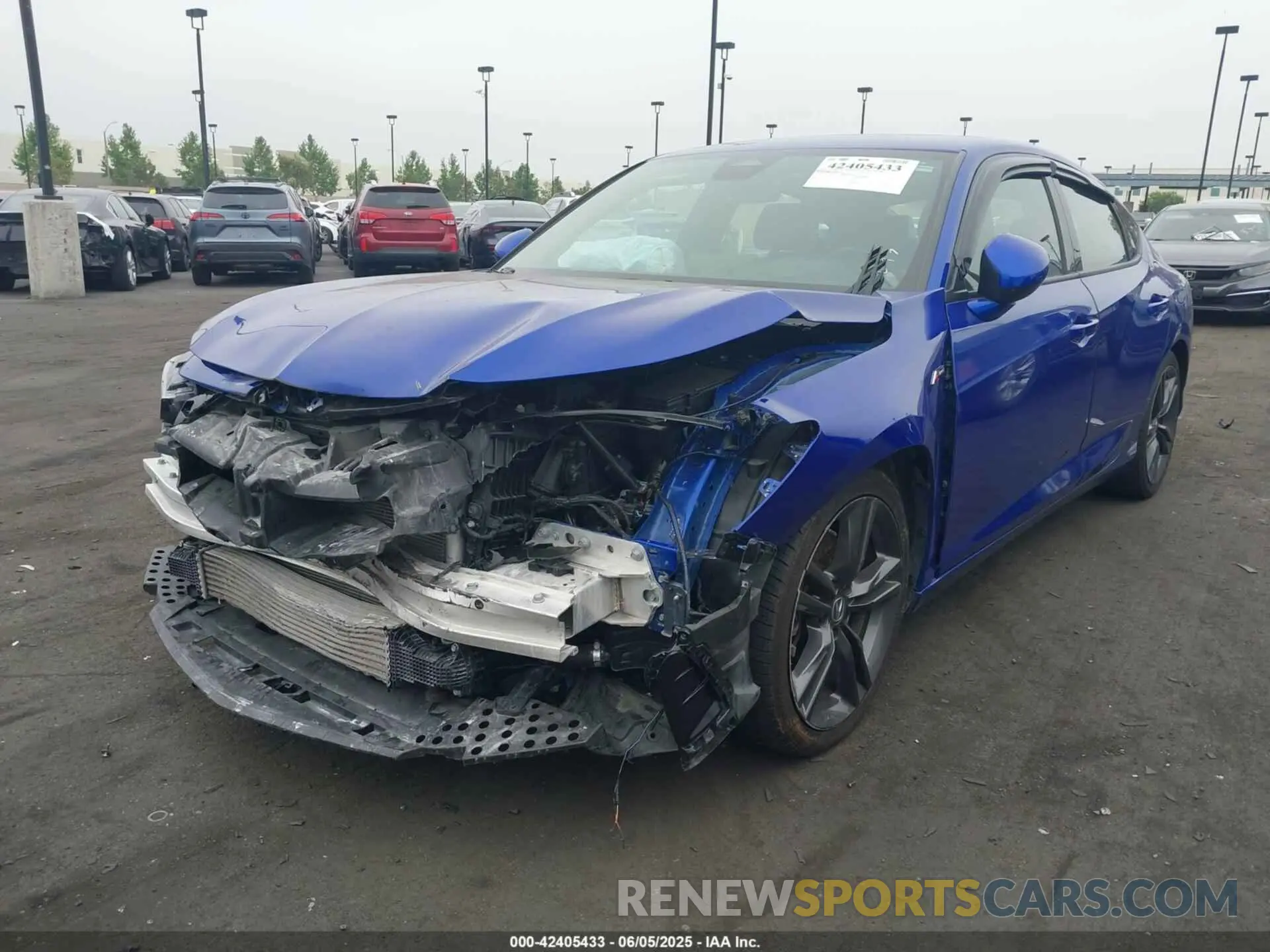 2 Photograph of a damaged car 19UDE4H30PA009098 ACURA INTEGRA 2023