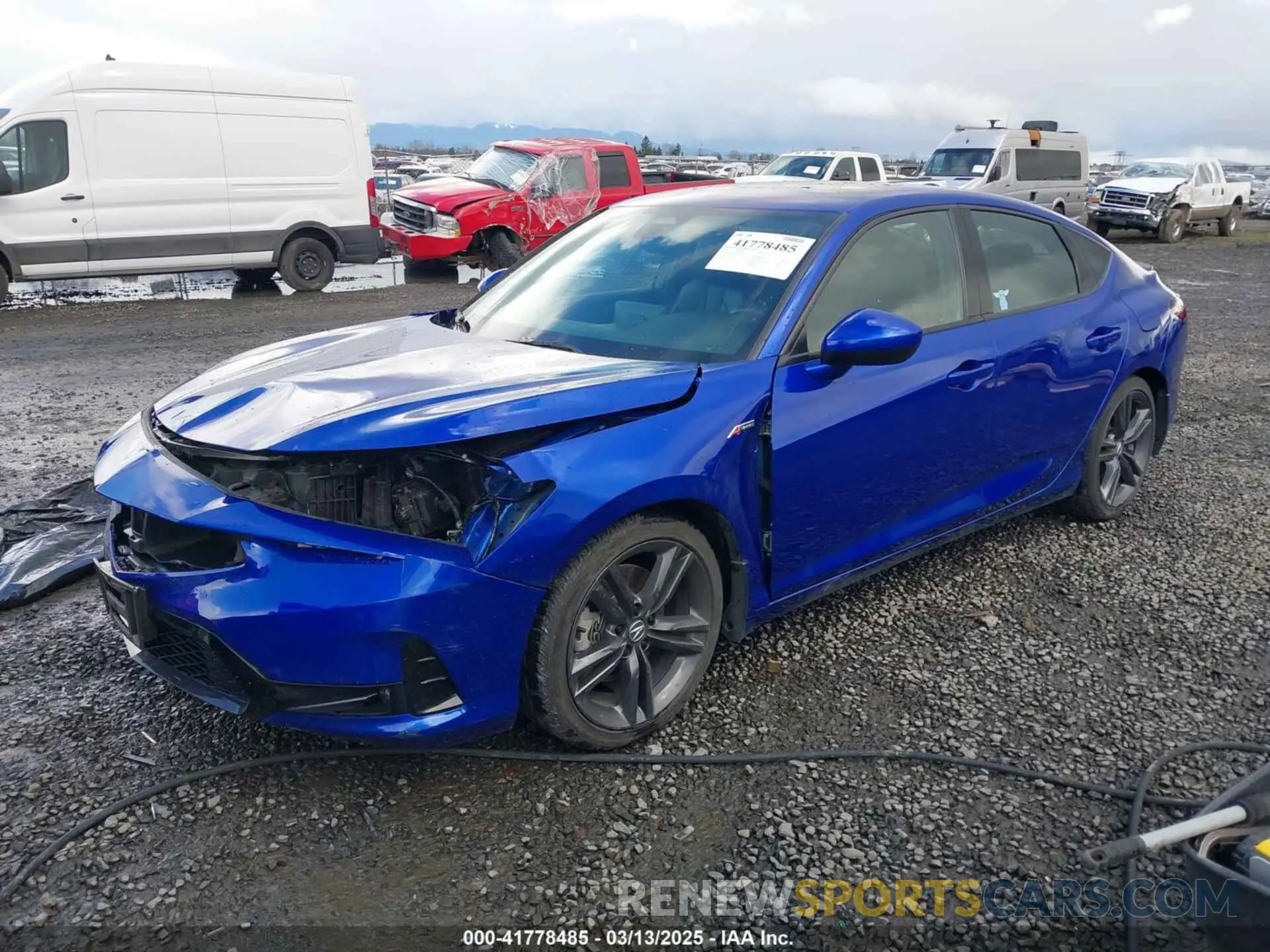 2 Photograph of a damaged car 19UDE4H31PA007411 ACURA INTEGRA 2023