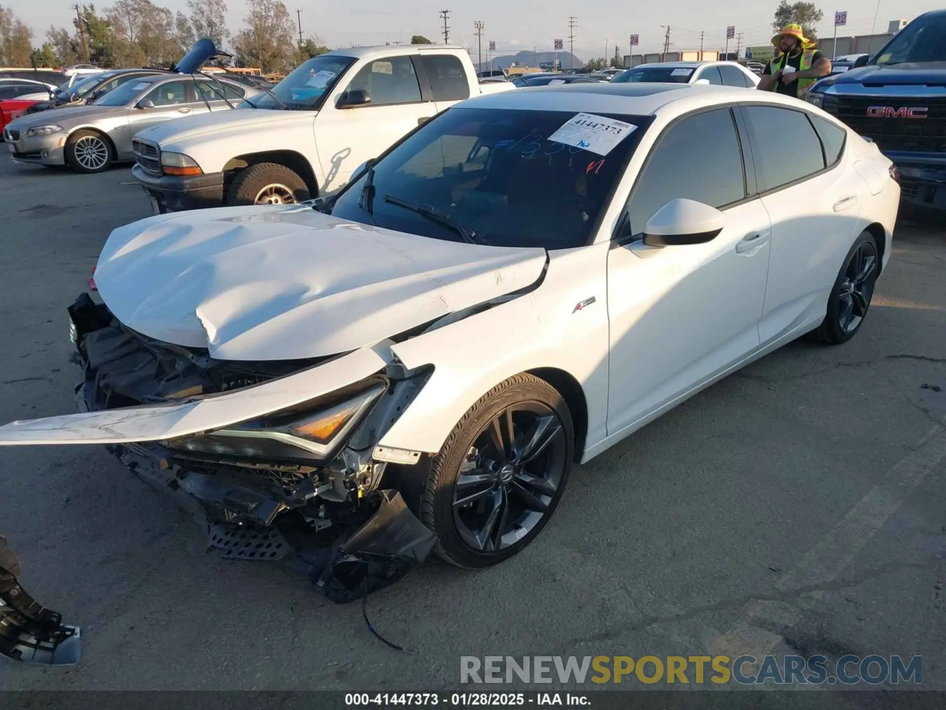 2 Photograph of a damaged car 19UDE4H31PA027321 ACURA INTEGRA 2023