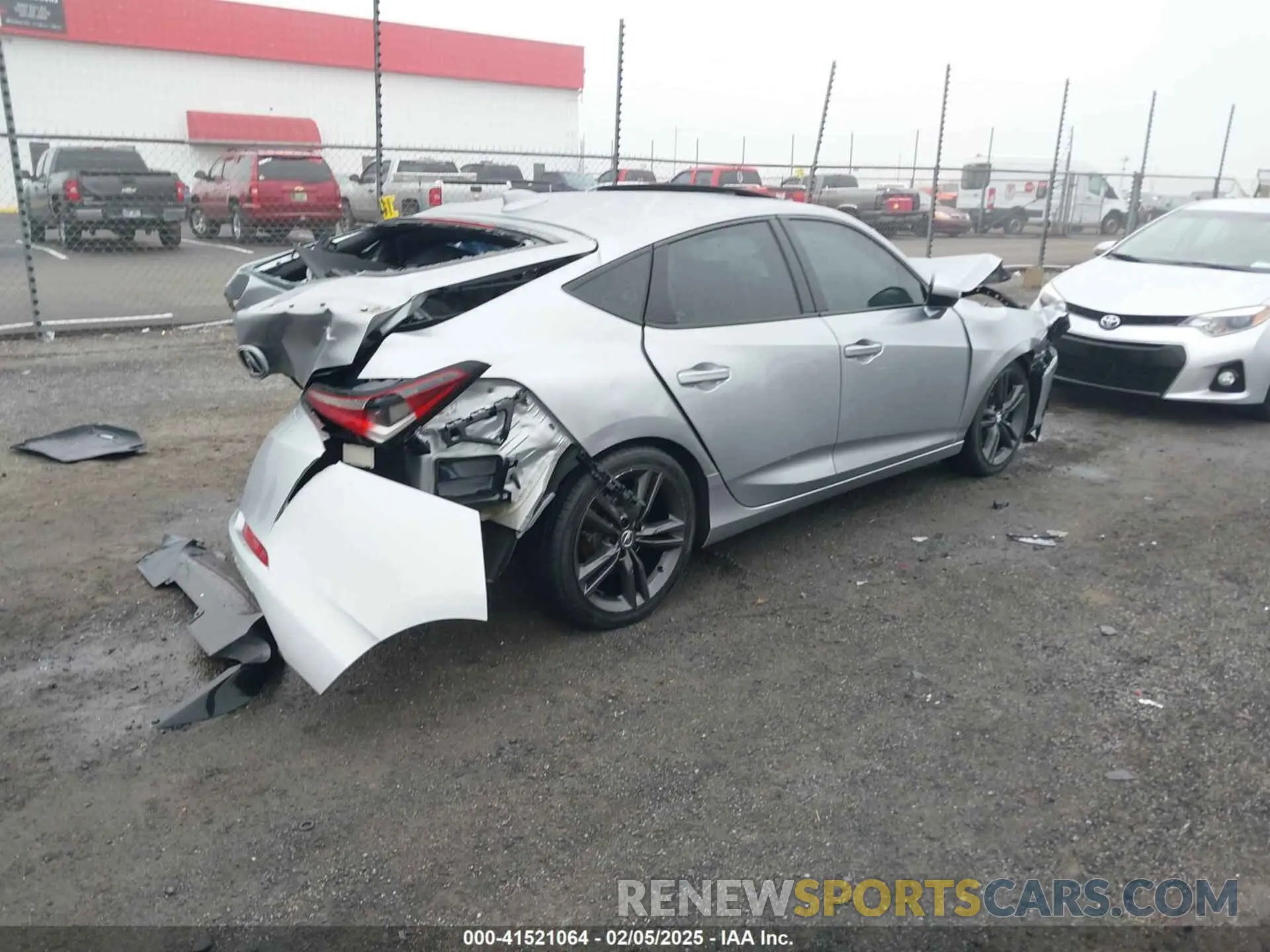 4 Photograph of a damaged car 19UDE4H3XPA009514 ACURA INTEGRA 2023