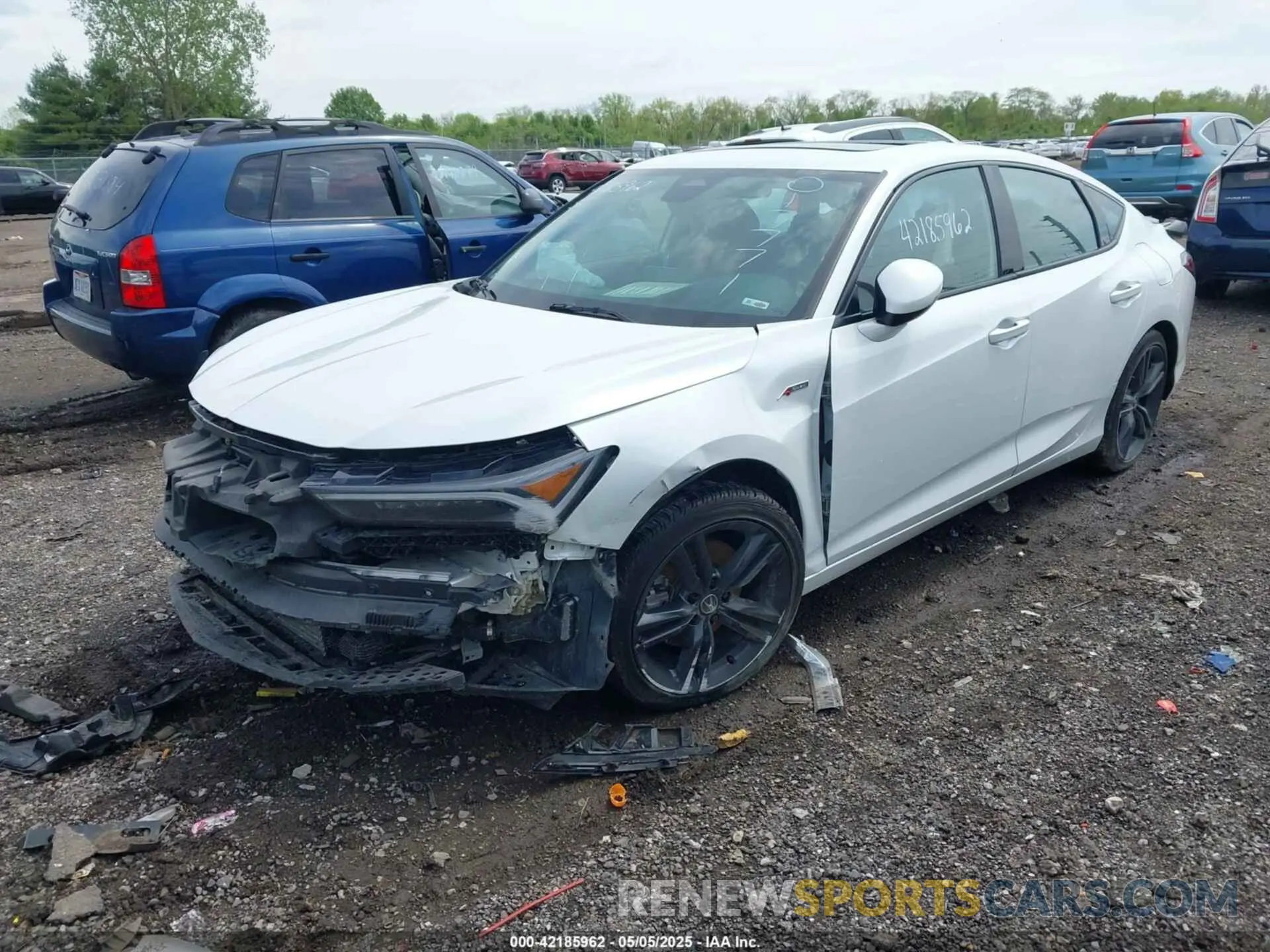 2 Photograph of a damaged car 19UDE4H61PA017771 ACURA INTEGRA 2023
