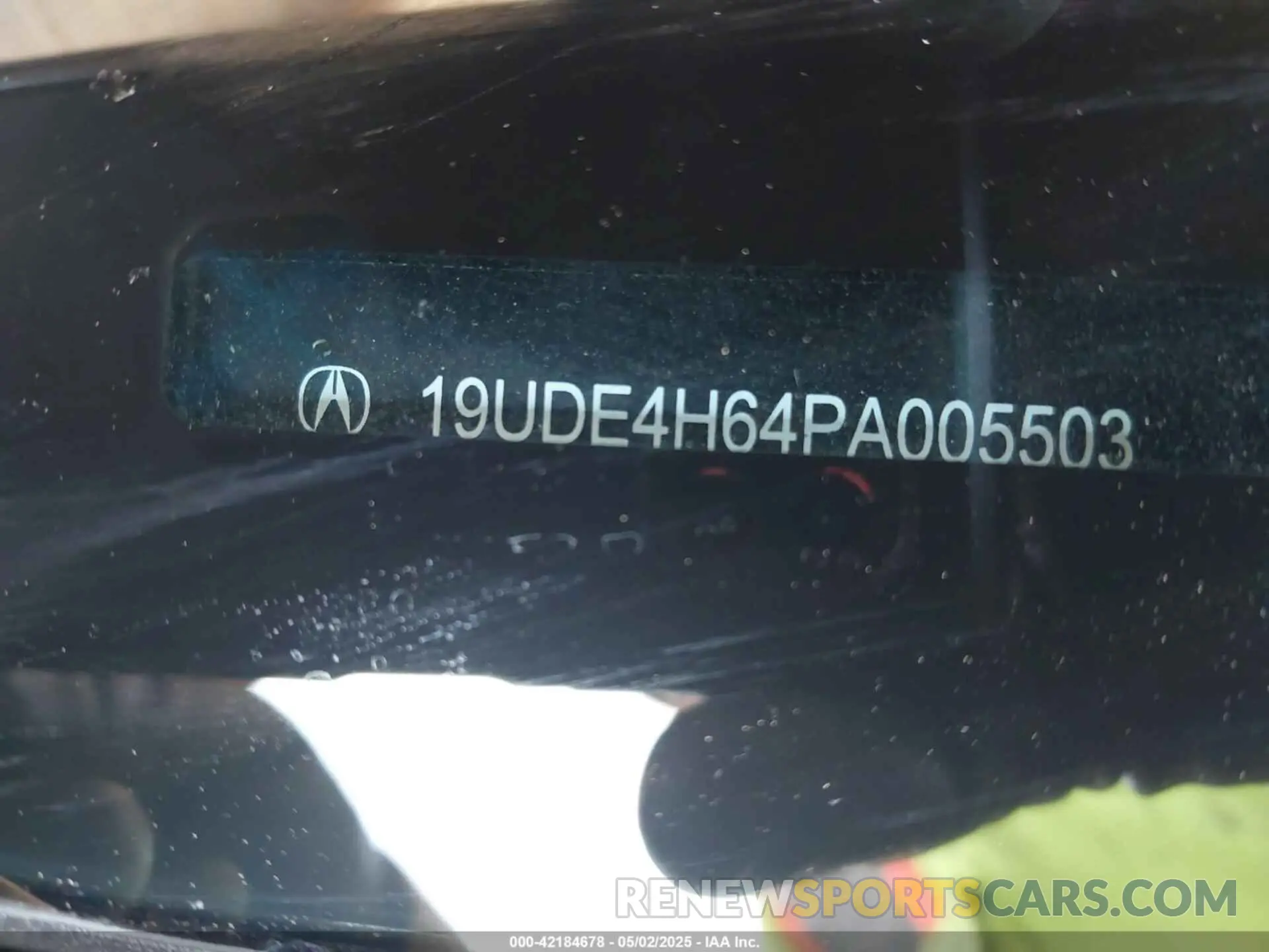 9 Photograph of a damaged car 19UDE4H64PA005503 ACURA INTEGRA 2023