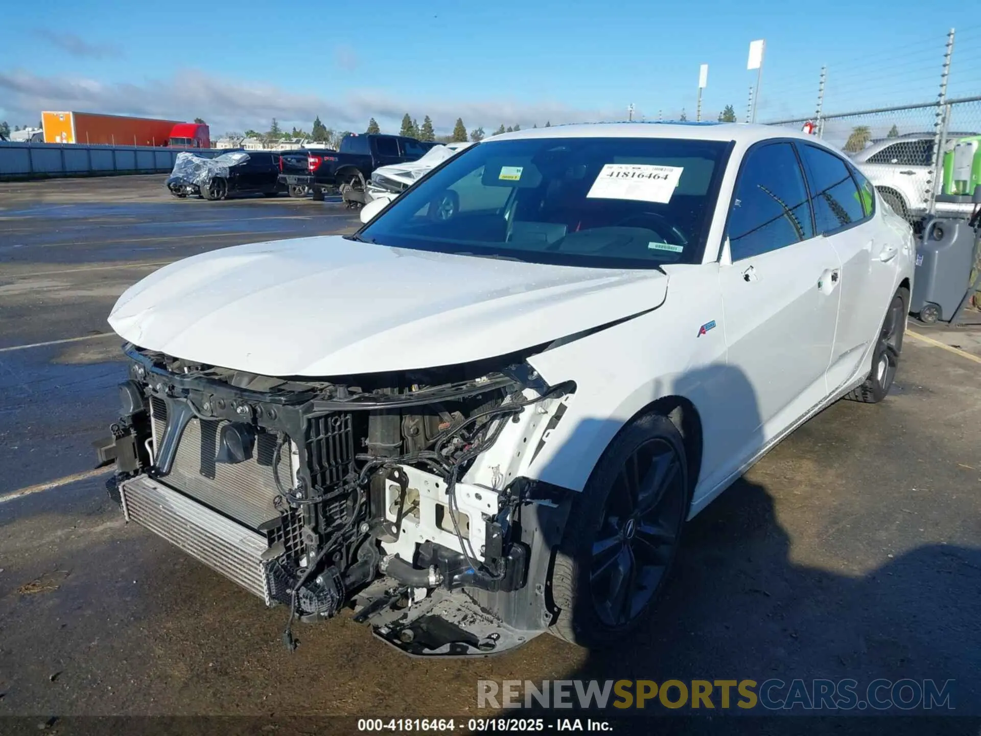2 Photograph of a damaged car 19UDE4H66PA011805 ACURA INTEGRA 2023