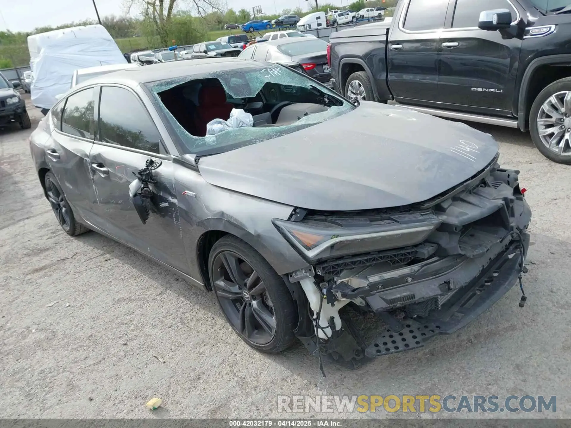 1 Photograph of a damaged car 19UDE4H67PA001140 ACURA INTEGRA 2023
