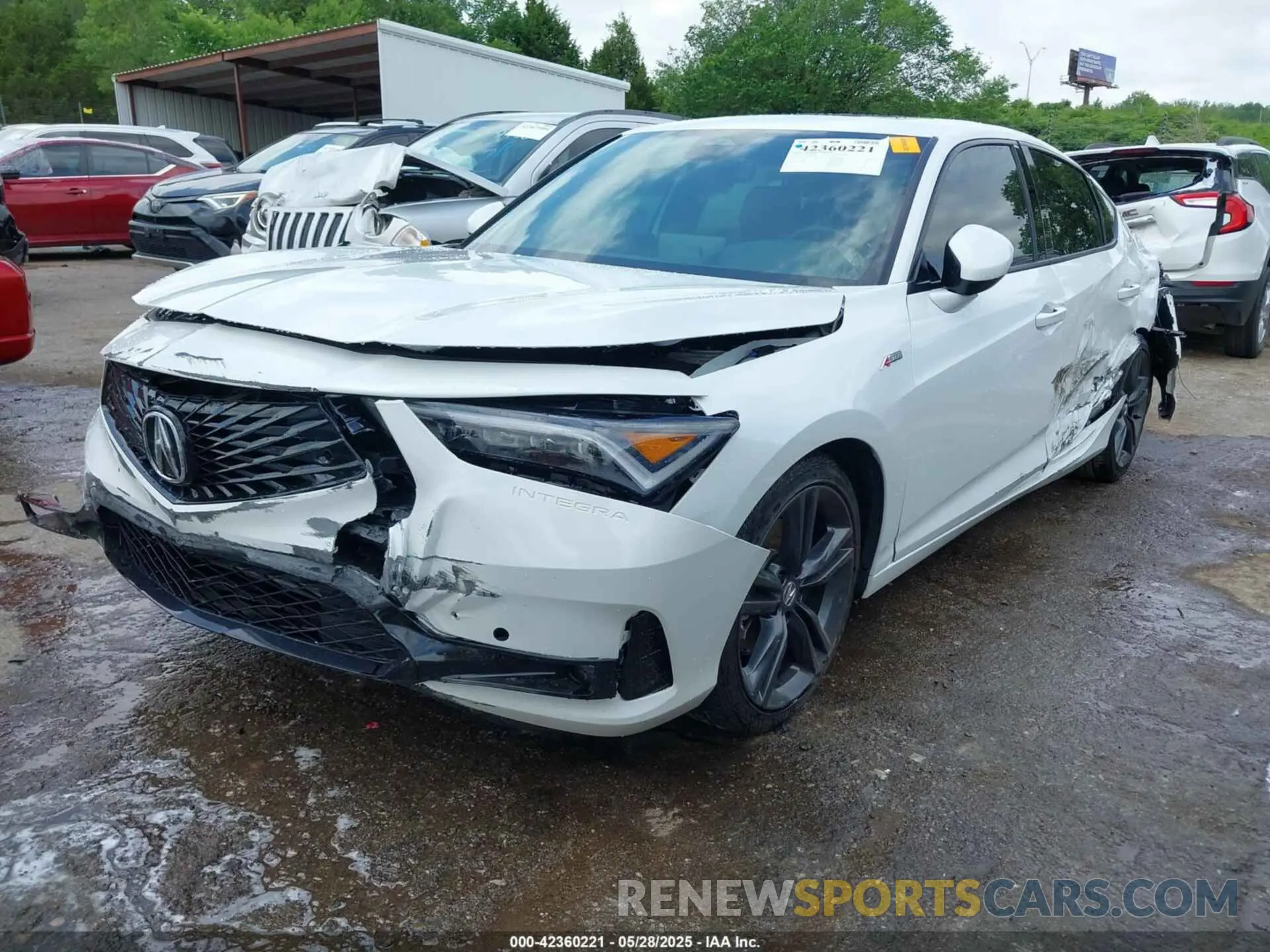 2 Photograph of a damaged car 19UDE4H62RA021783 ACURA INTEGRA 2024