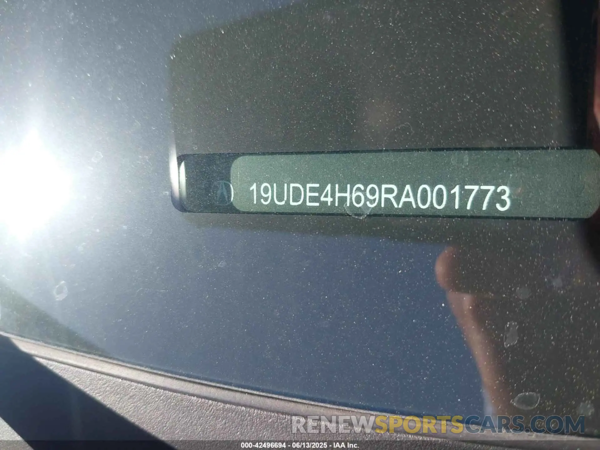 9 Photograph of a damaged car 19UDE4H69RA001773 ACURA INTEGRA 2024