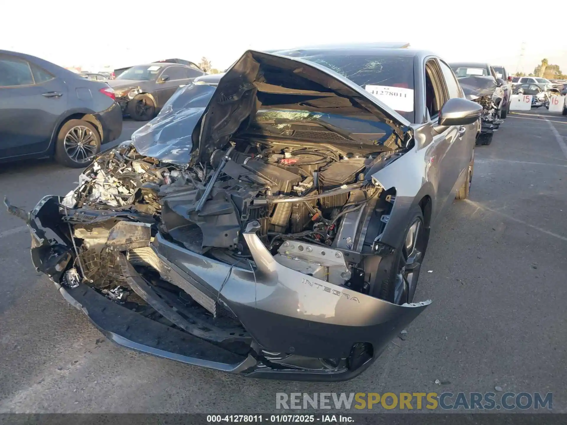 2 Photograph of a damaged car 19UDE4H69RA013955 ACURA INTEGRA 2024