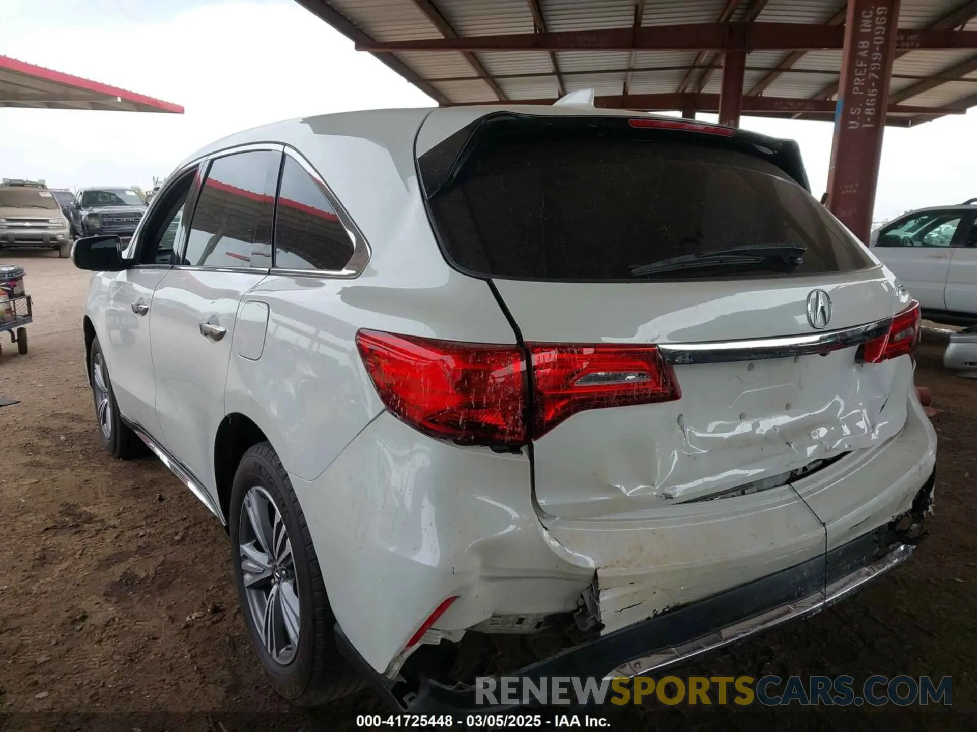 3 Photograph of a damaged car 5J8YD3H30KL008917 ACURA MDX 2019