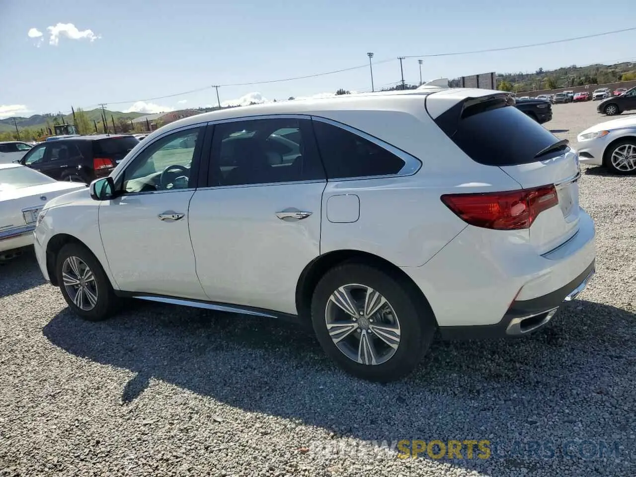 2 Photograph of a damaged car 5J8YD3H32KL009499 ACURA MDX 2019