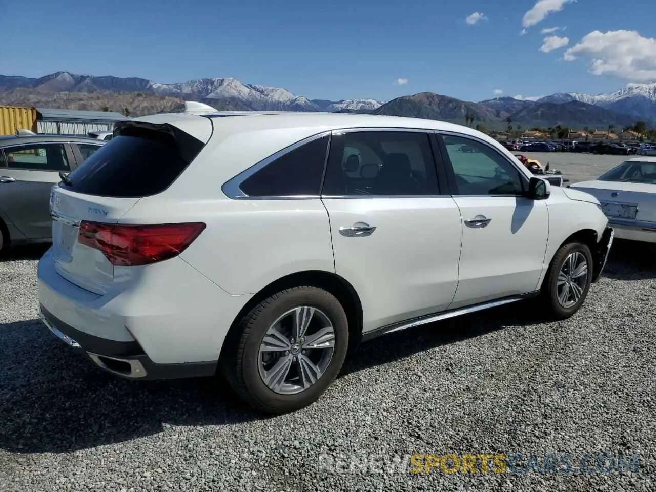 3 Photograph of a damaged car 5J8YD3H32KL009499 ACURA MDX 2019