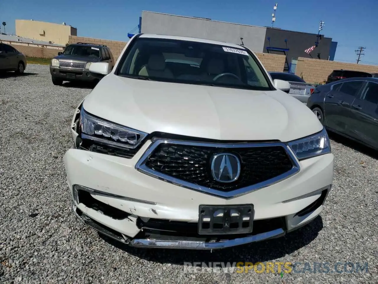 5 Photograph of a damaged car 5J8YD3H32KL009499 ACURA MDX 2019