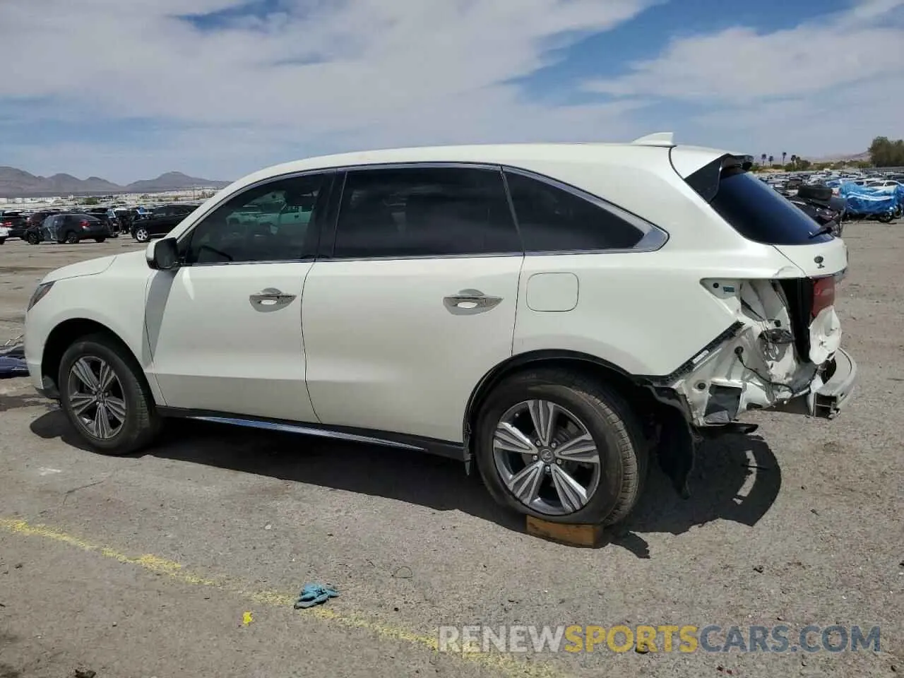 2 Photograph of a damaged car 5J8YD3H34KL008337 ACURA MDX 2019