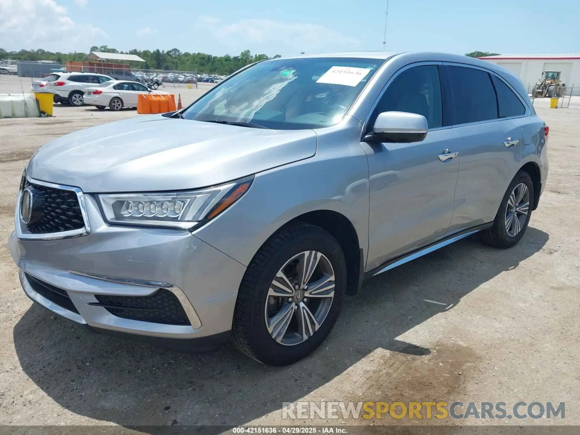 2 Photograph of a damaged car 5J8YD3H35KL008315 ACURA MDX 2019
