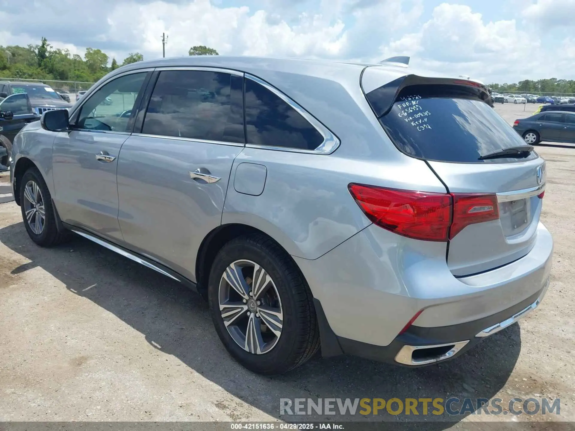3 Photograph of a damaged car 5J8YD3H35KL008315 ACURA MDX 2019