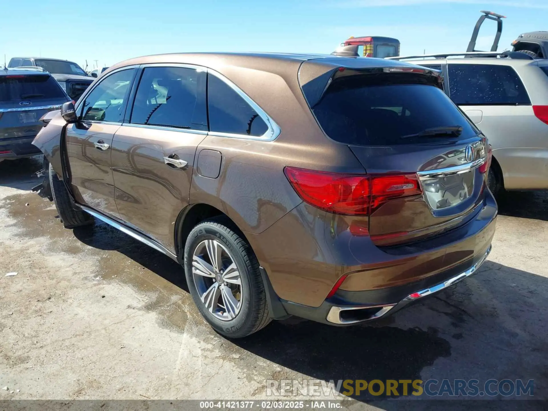 3 Photograph of a damaged car 5J8YD3H36KL001065 ACURA MDX 2019