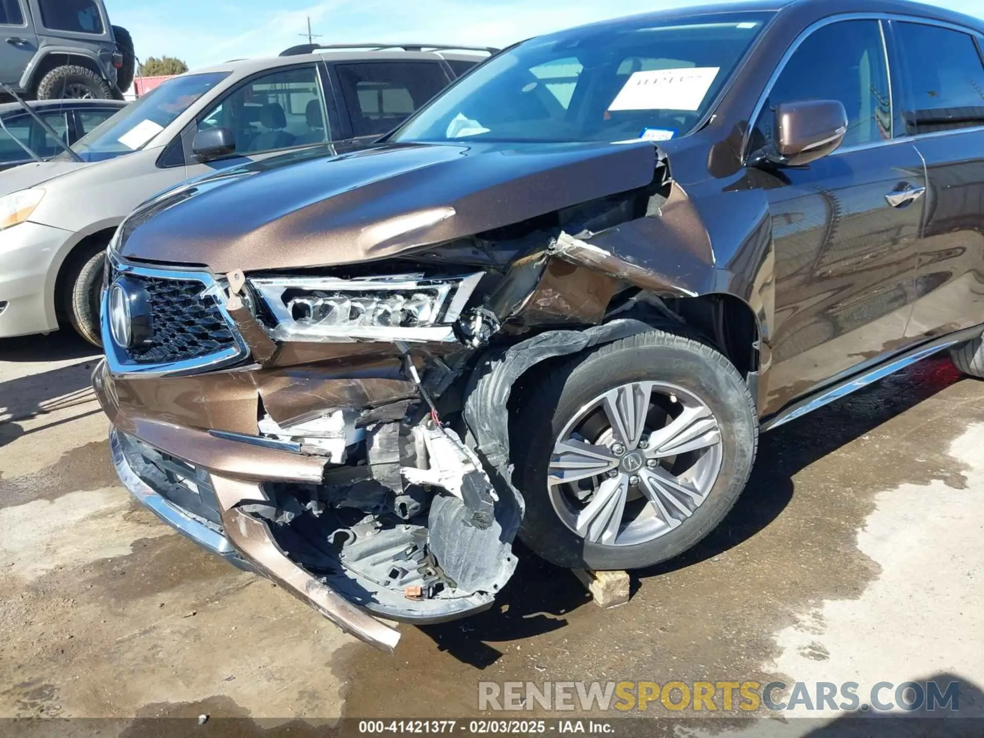 6 Photograph of a damaged car 5J8YD3H36KL001065 ACURA MDX 2019