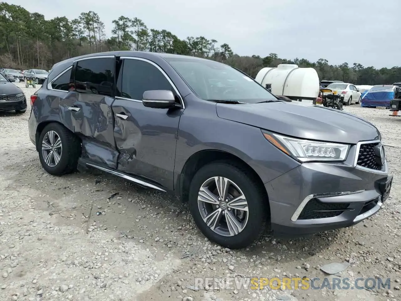 4 Photograph of a damaged car 5J8YD3H36KL006993 ACURA MDX 2019
