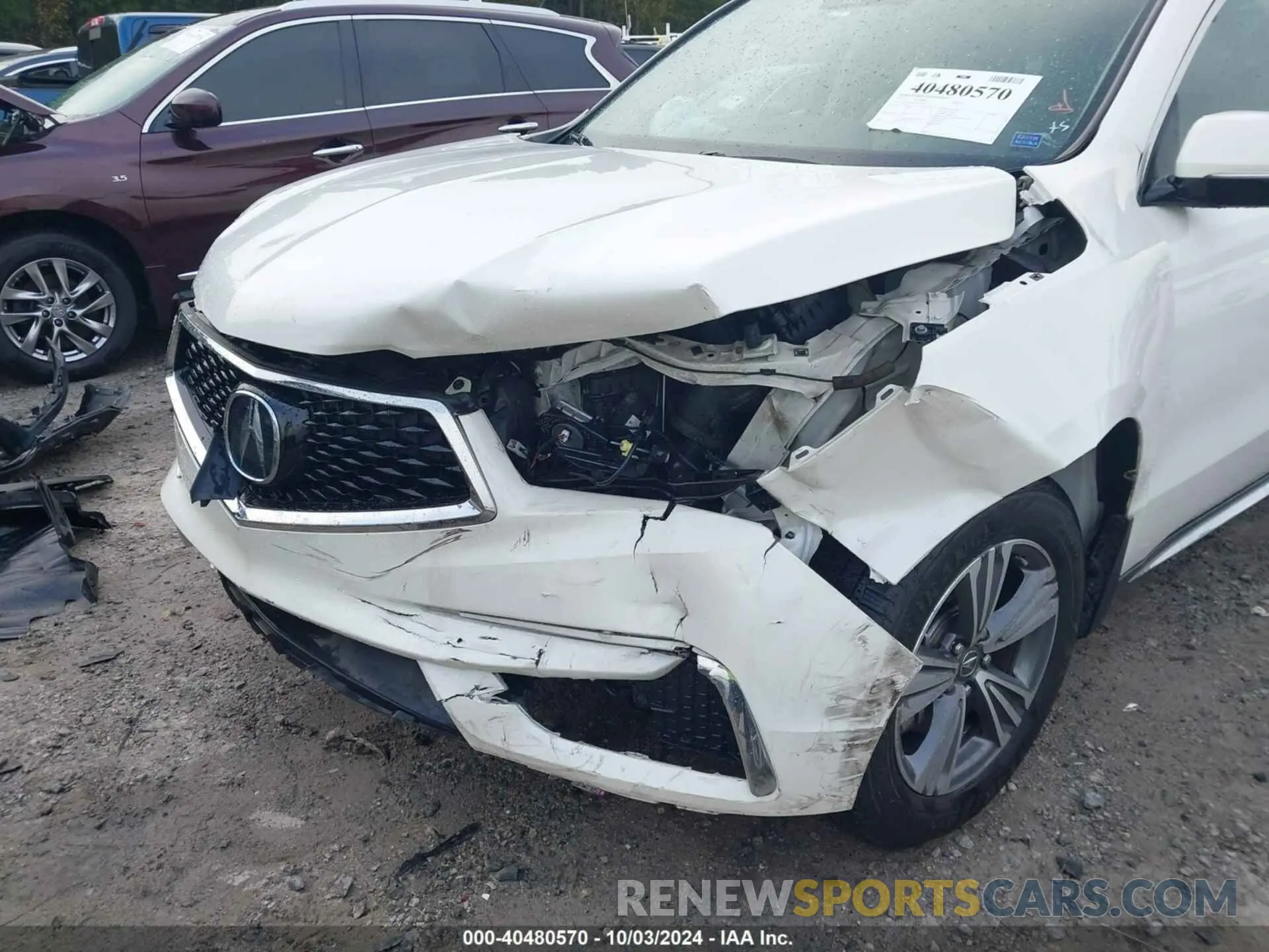 6 Photograph of a damaged car 5J8YD3H37KL005867 ACURA MDX 2019