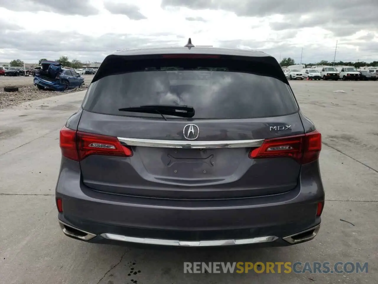 6 Photograph of a damaged car 5J8YD3H39KL001187 ACURA MDX 2019